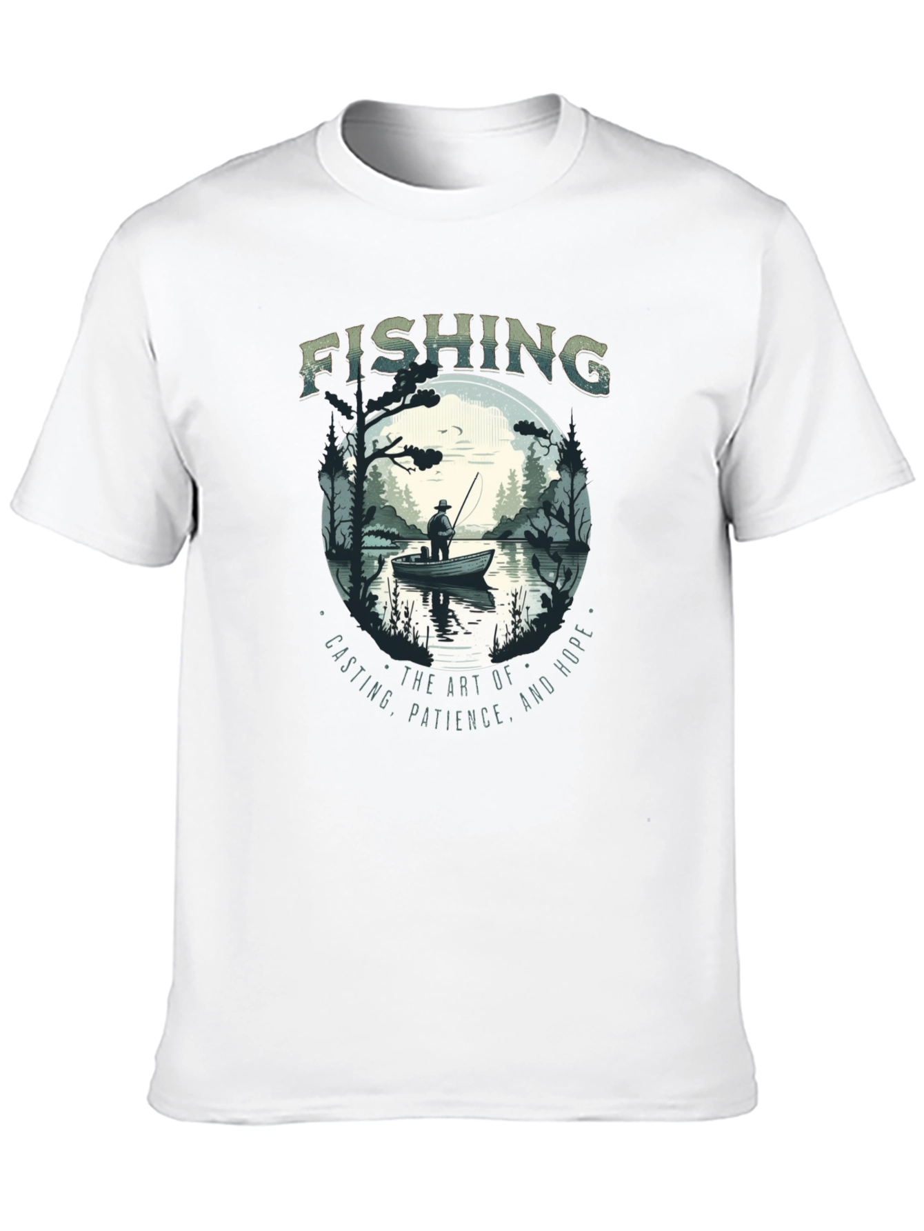 Fishing Graphic Tee - Anglers Art Shirt