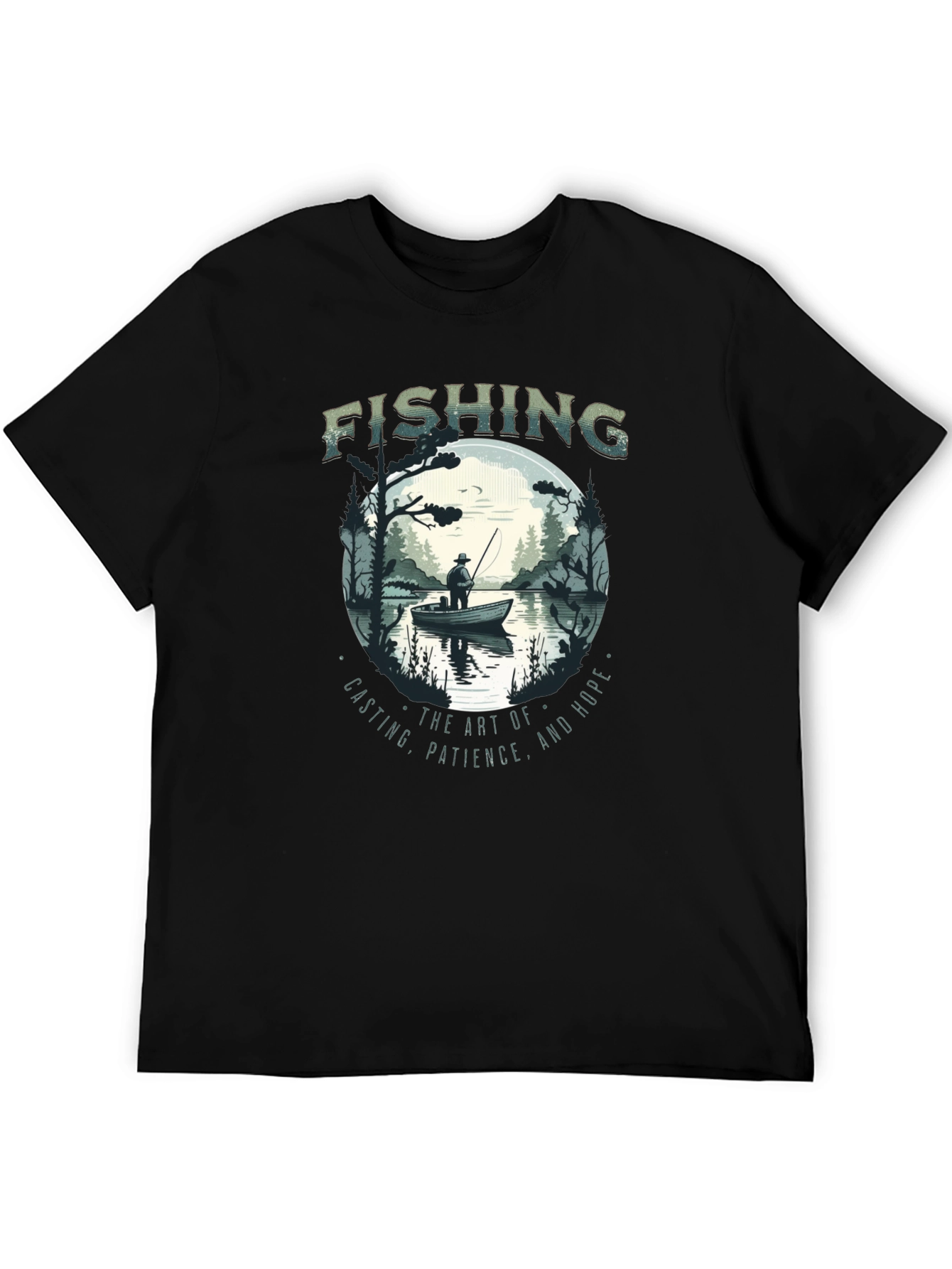 Fishing Graphic Tee - Anglers Art Shirt