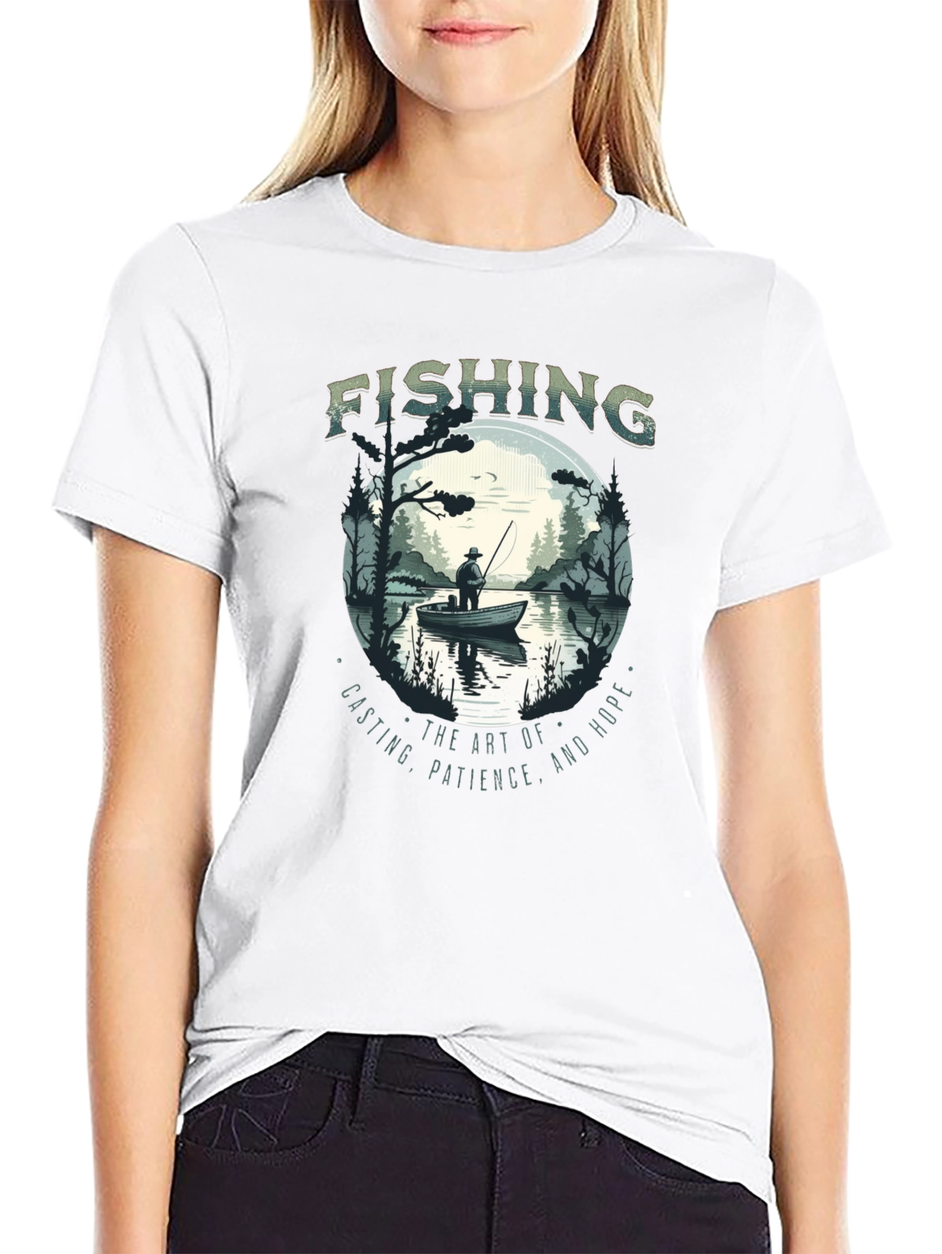 Fishing Graphic Tee - Anglers Art Shirt