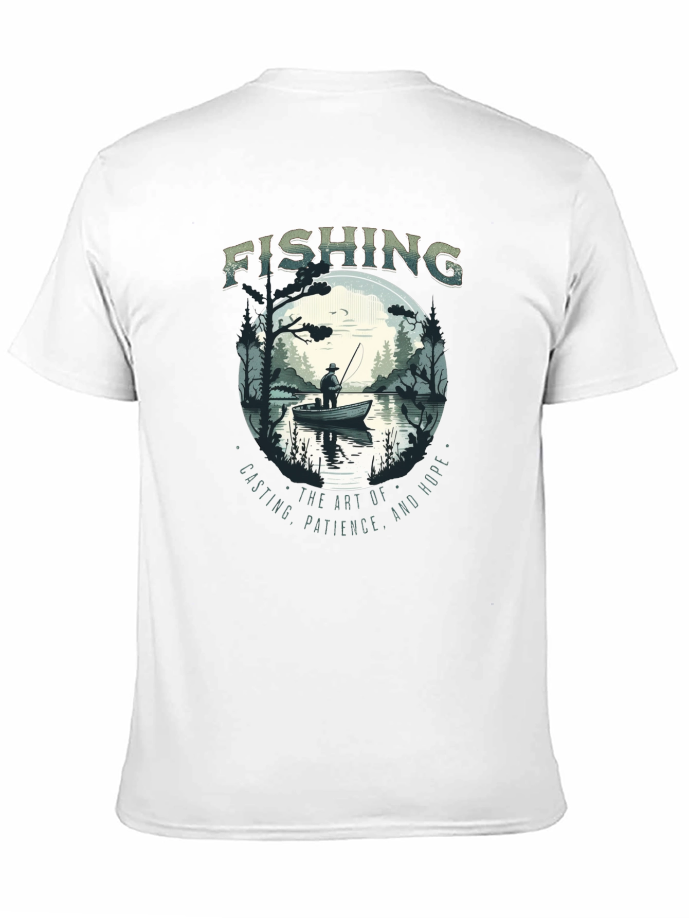 Fishing Graphic Tee - Anglers Art Shirt