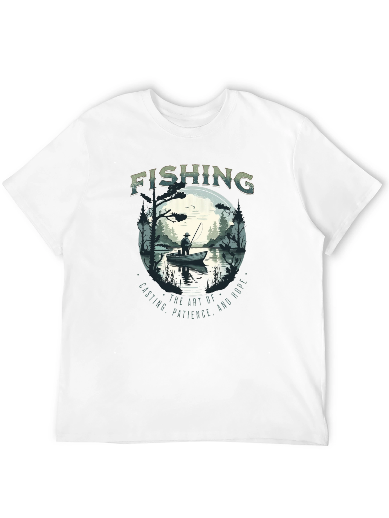 Fishing Graphic Tee - Anglers Art Shirt