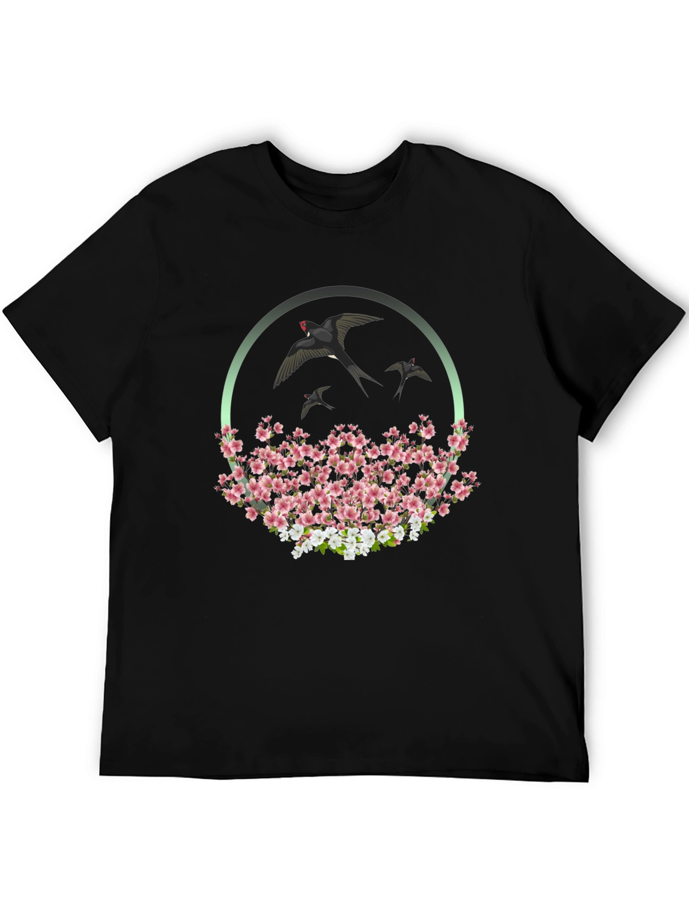 Swallow & Cherry Blossom Graphic Tee