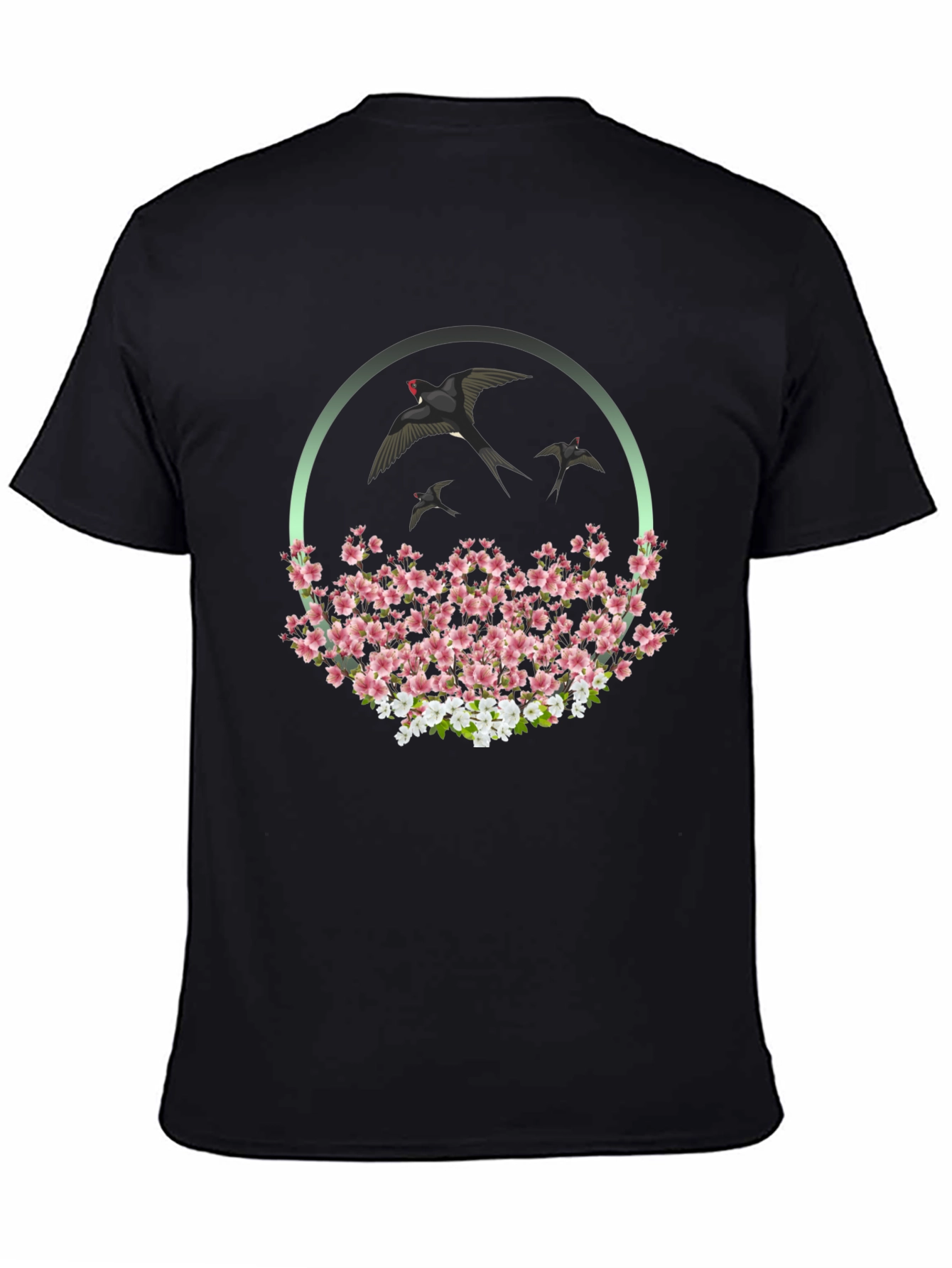 Swallow & Cherry Blossom Graphic Tee