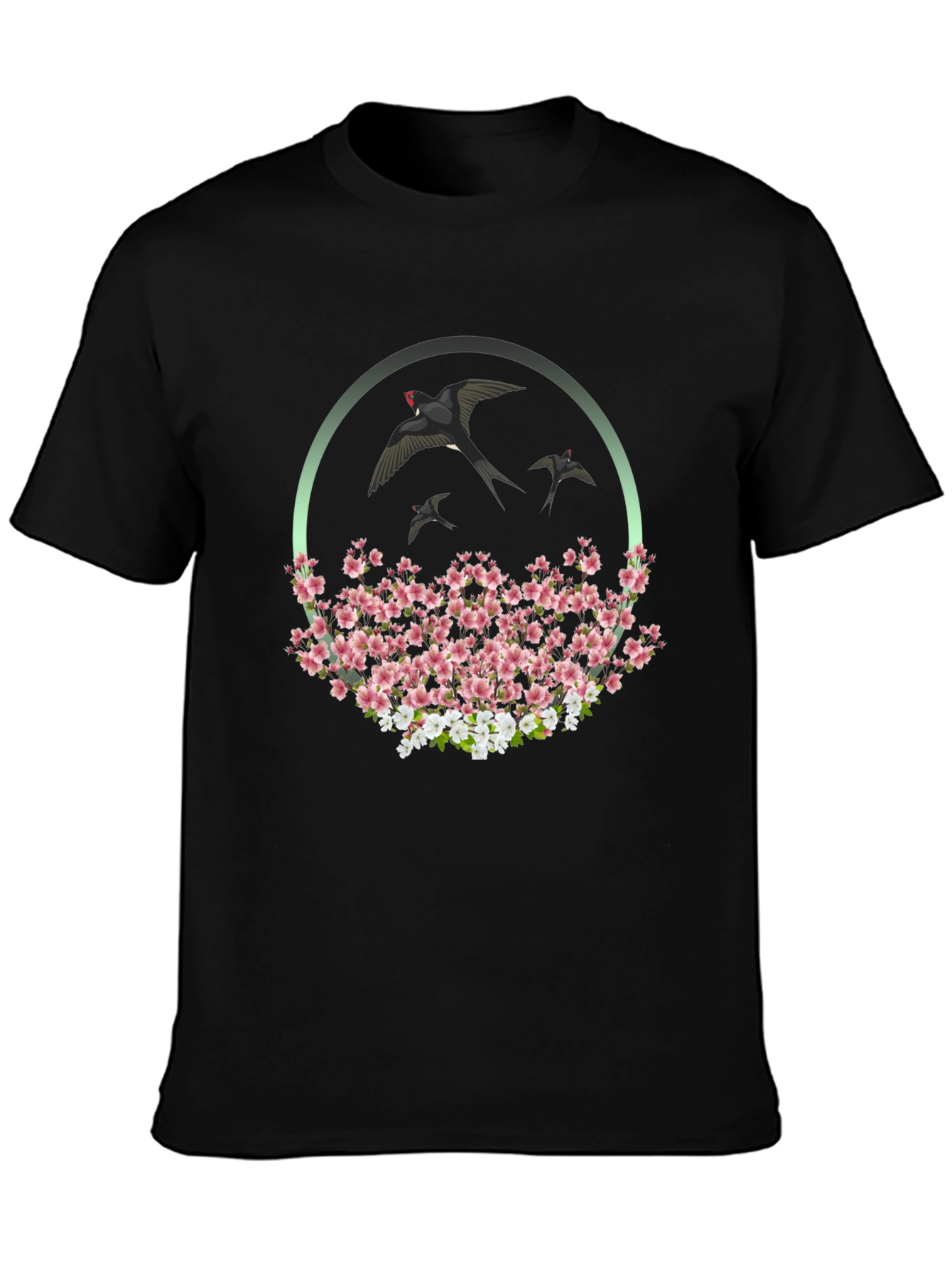 Swallow & Cherry Blossom Graphic Tee