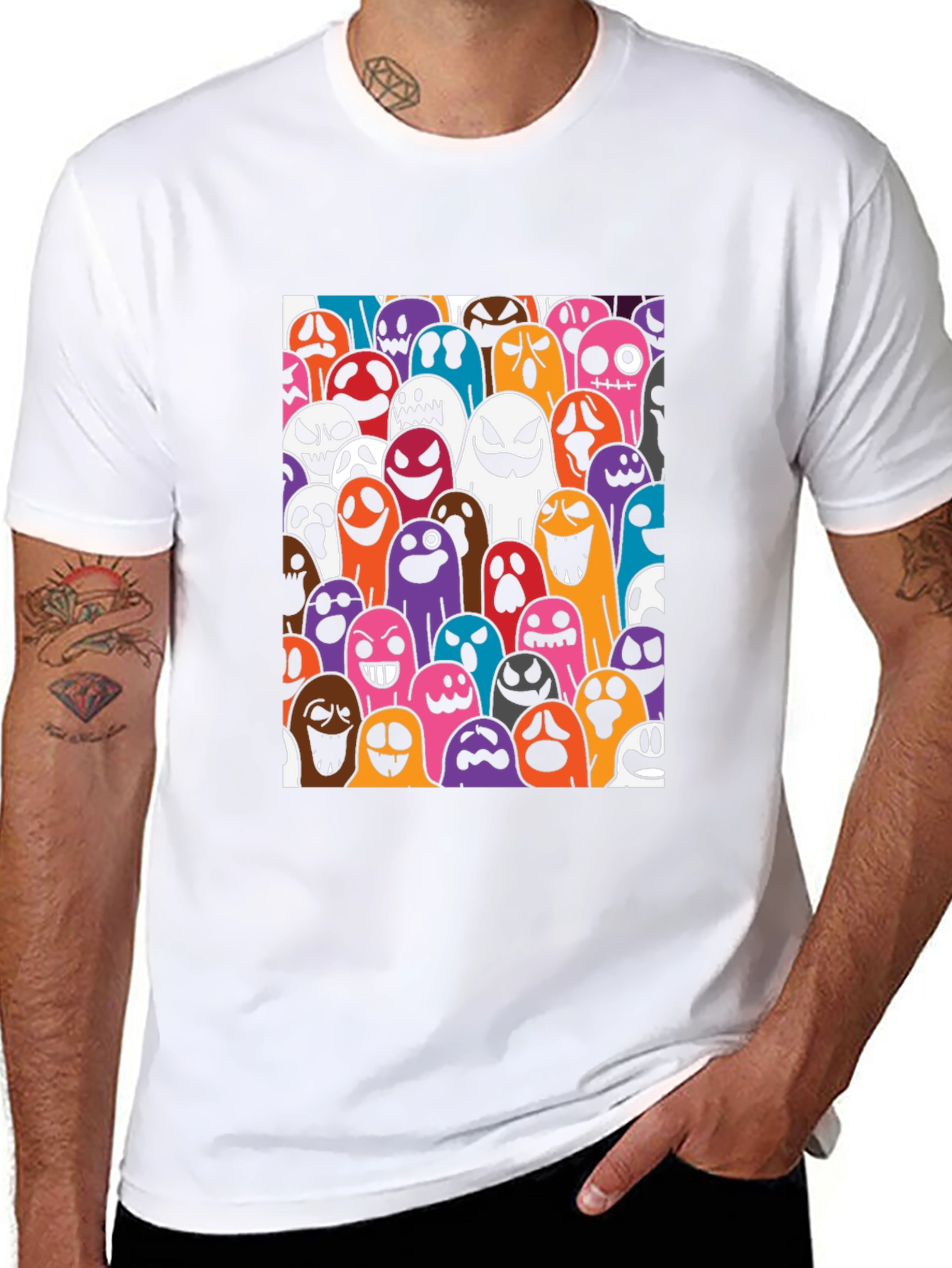 Spooky Season Ghost T-Shirt