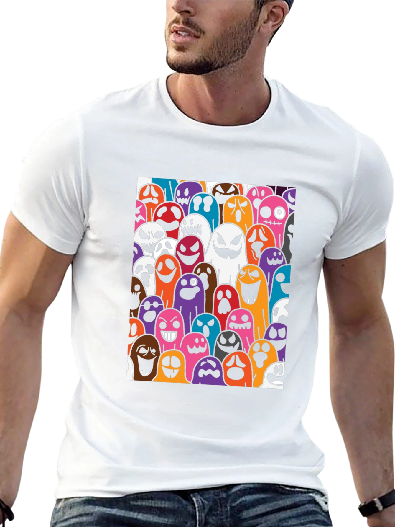 Spooky Season Ghost T-Shirt