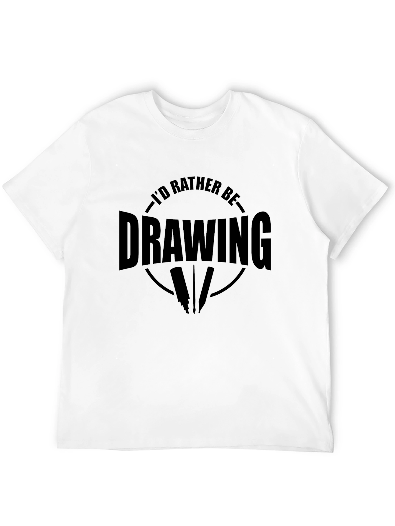 Id Rather Be Drawing T-Shirt - Artist Apparel