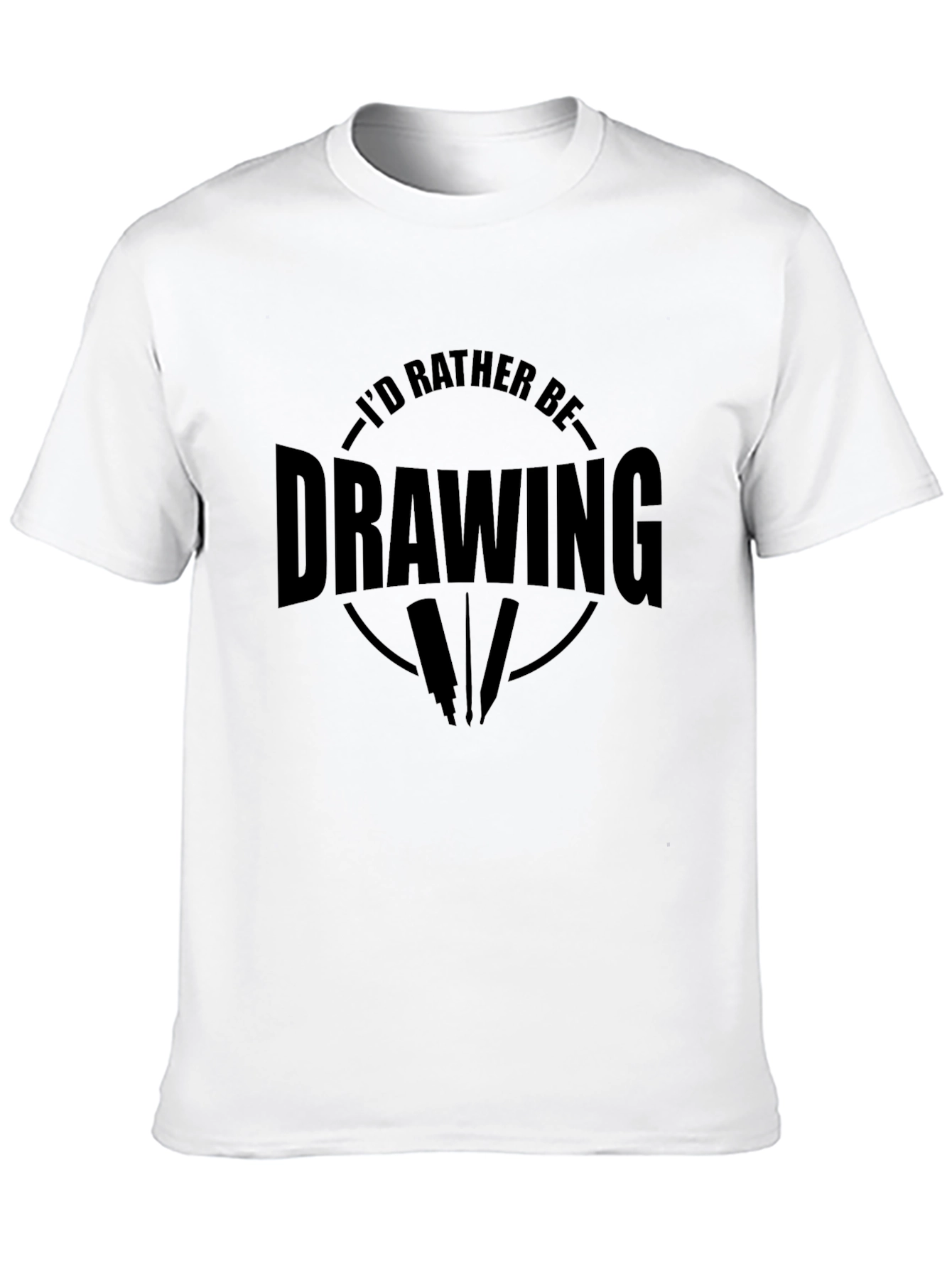 Id Rather Be Drawing T-Shirt - Artist Apparel