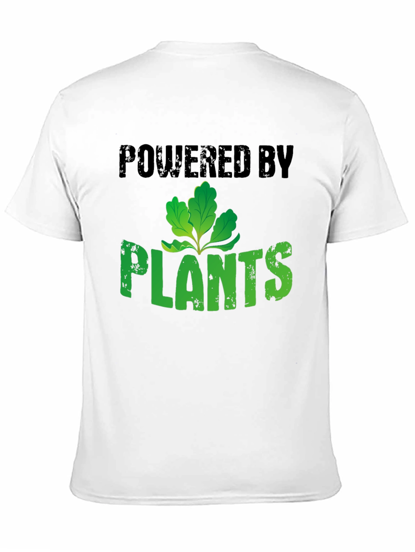 Powered by Plants Graphic Tee - Vegan Lifestyle Shirt