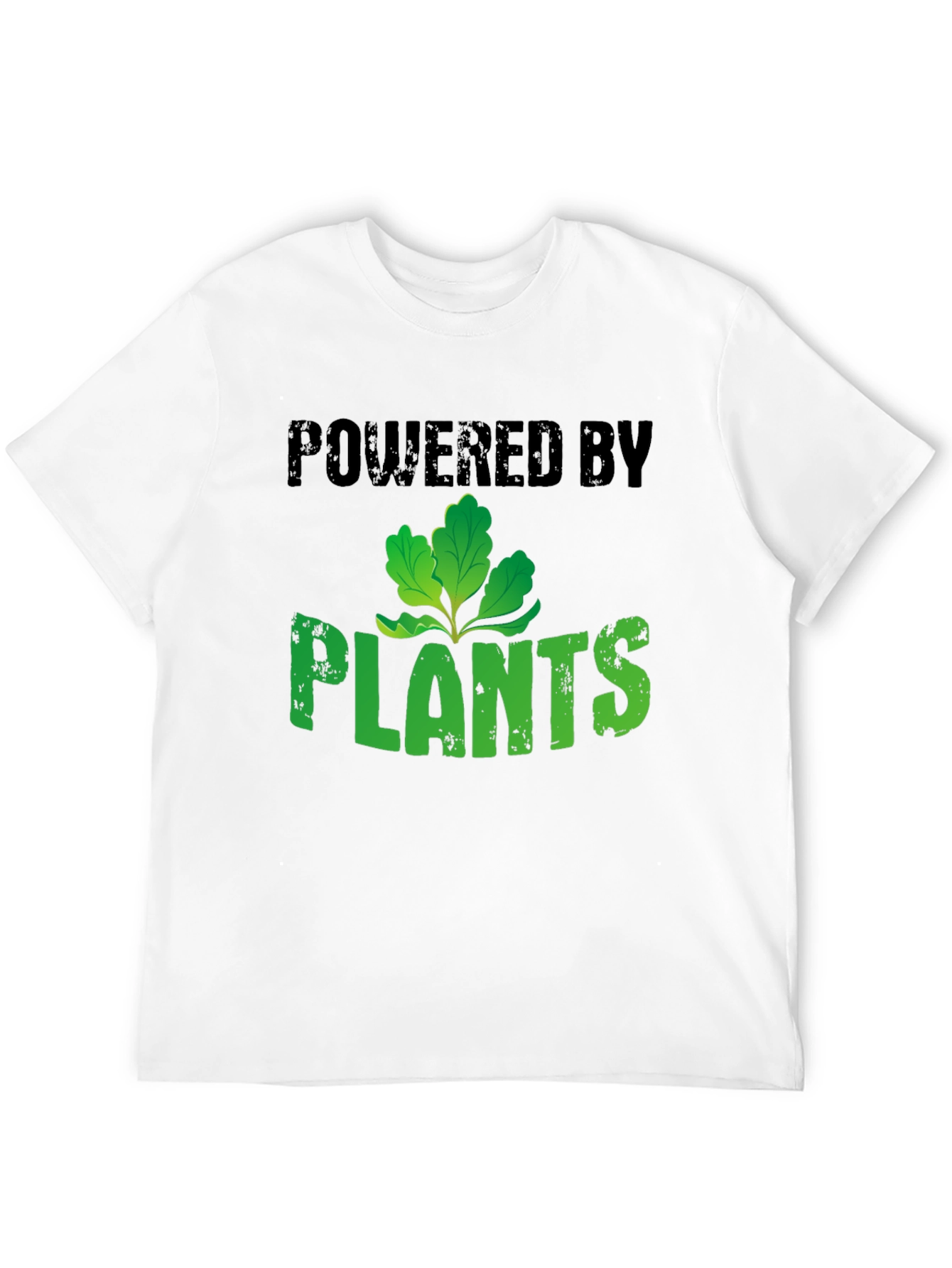 Powered by Plants Graphic Tee - Vegan Lifestyle Shirt
