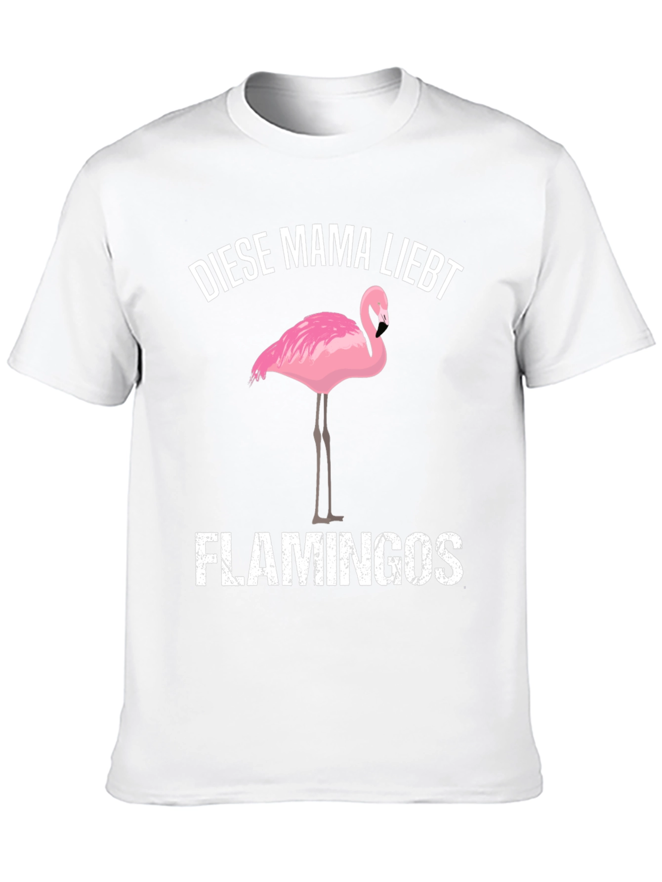 Mama Loves Flamingos Graphic T-Shirt