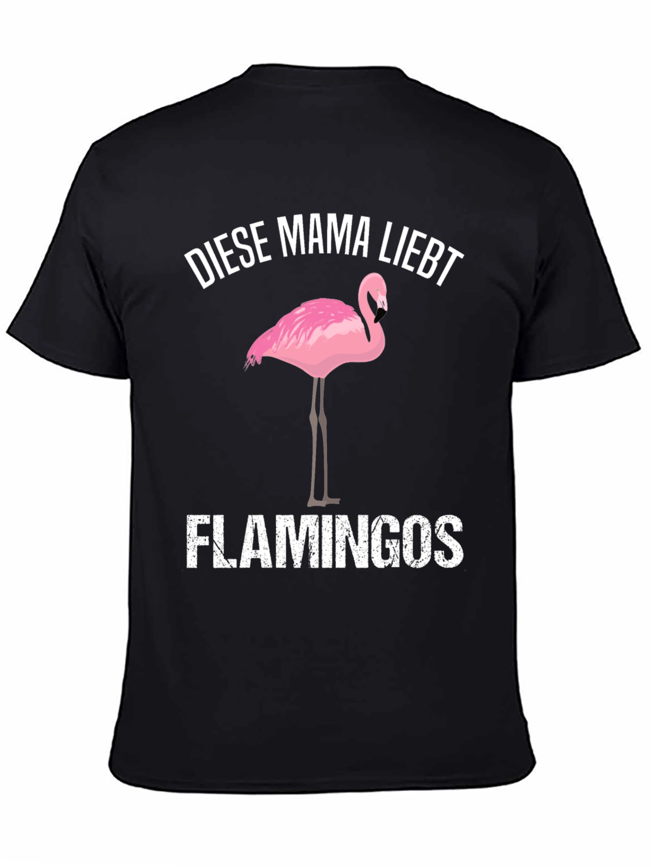 Mama Loves Flamingos Graphic T-Shirt