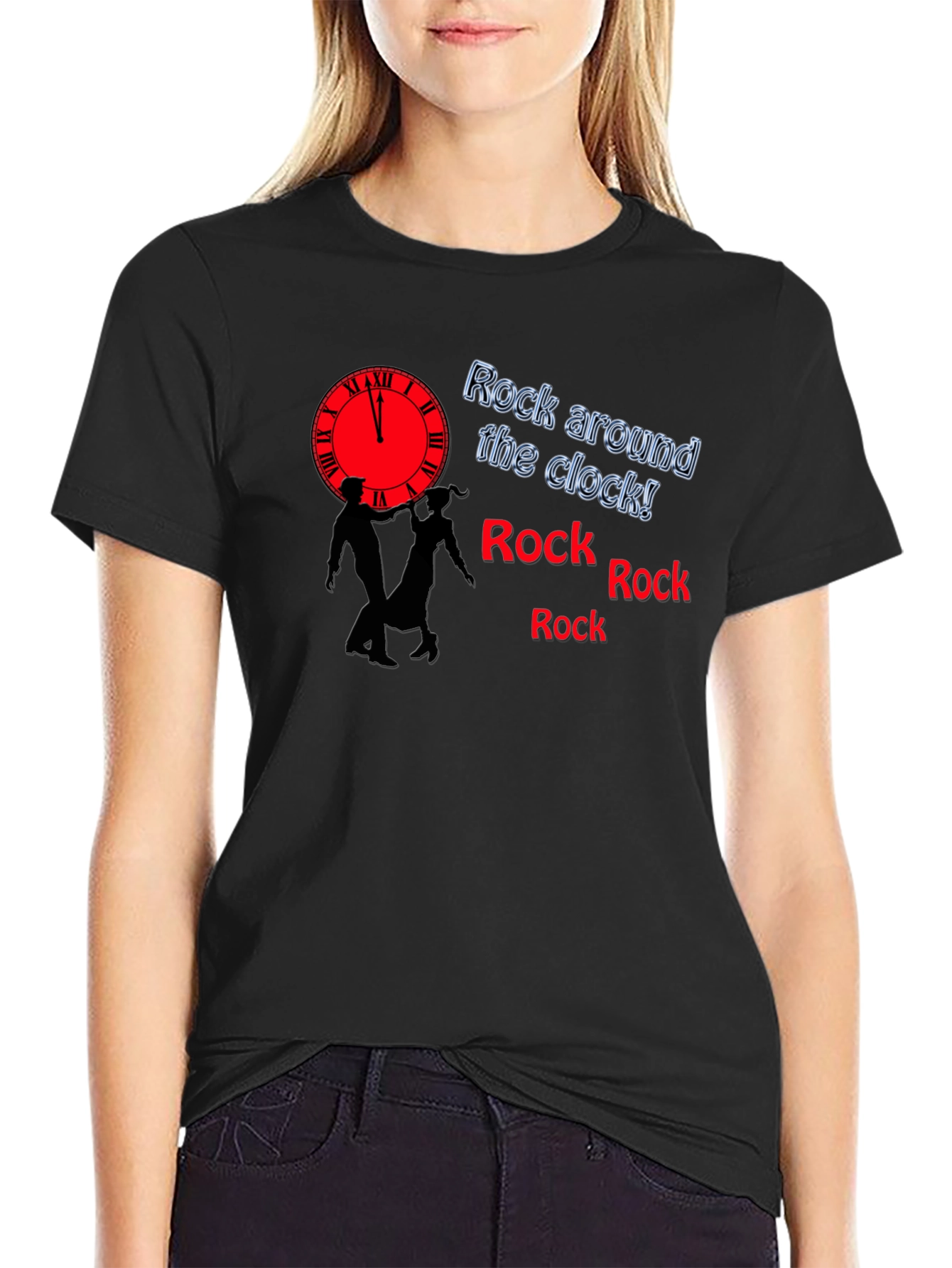 Rock Around the Clock Graphic Tee