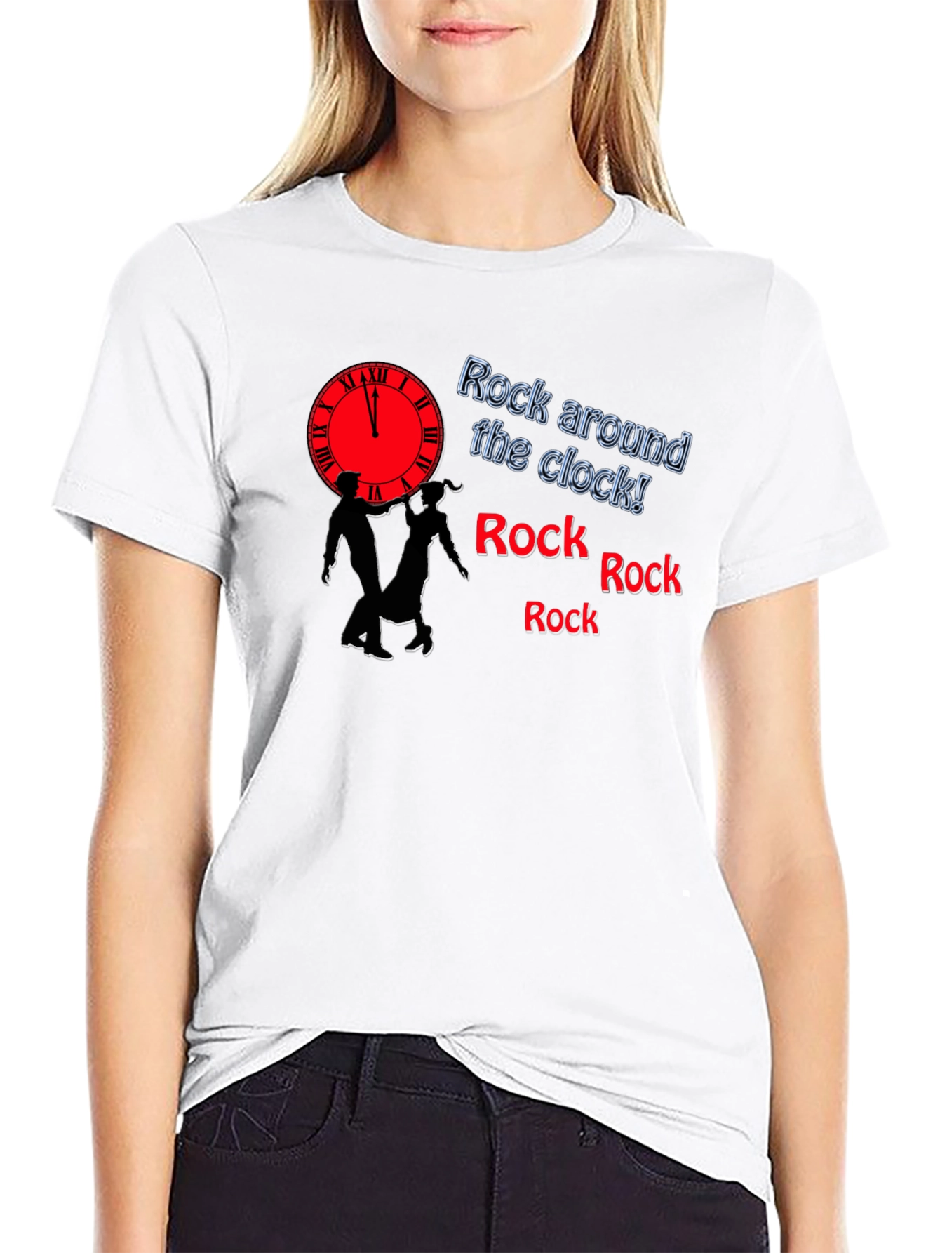 Rock Around the Clock Graphic Tee