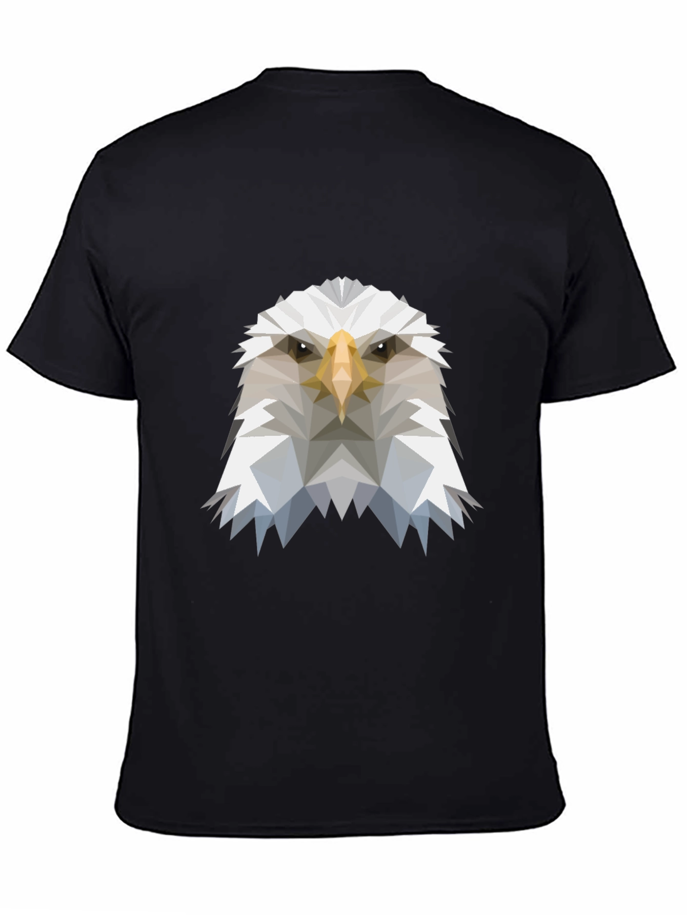 Geometric Eagle Graphic Tee - Modern Mens T-Shirt