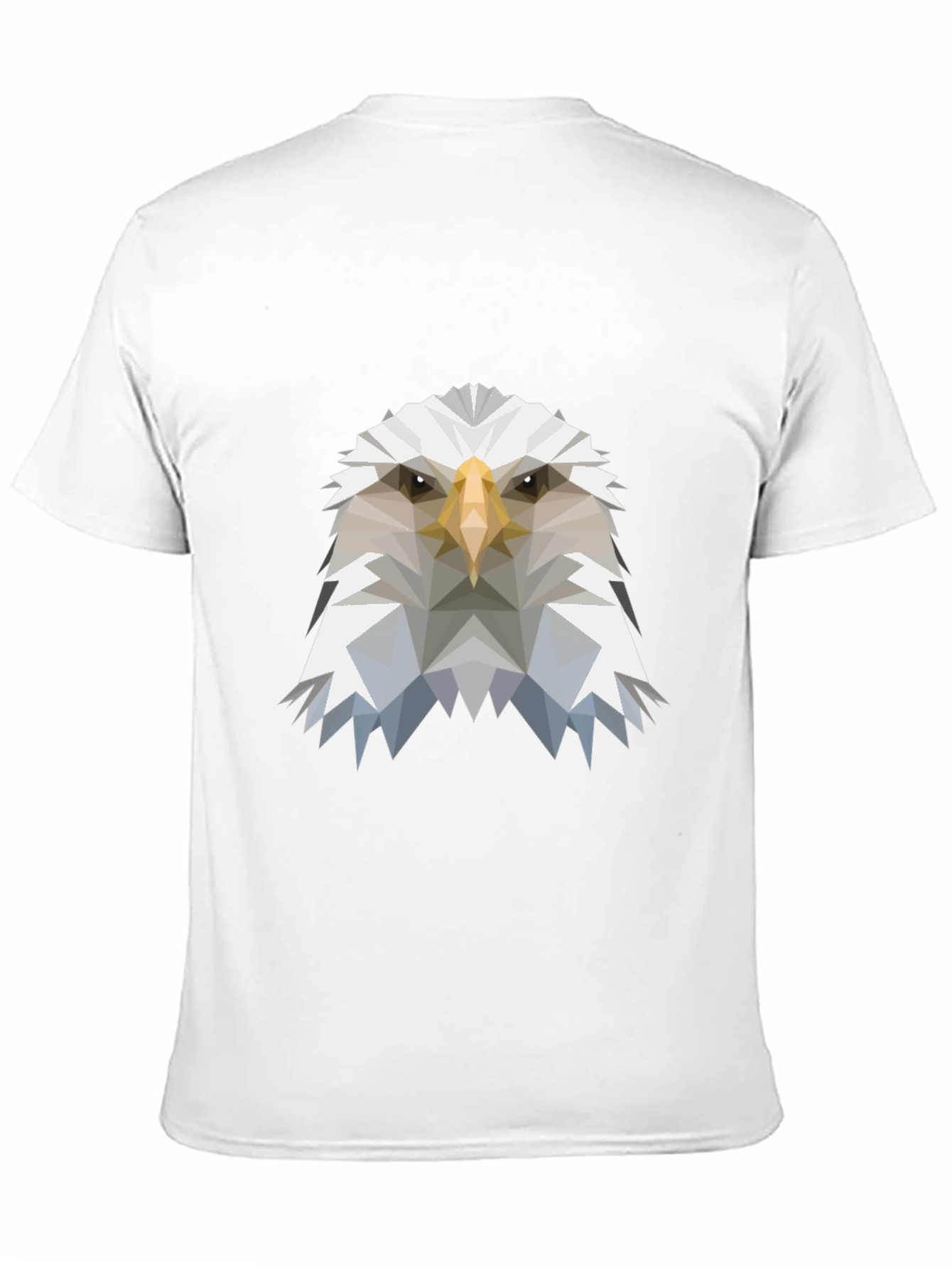 Geometric Eagle Graphic Tee - Modern Mens T-Shirt