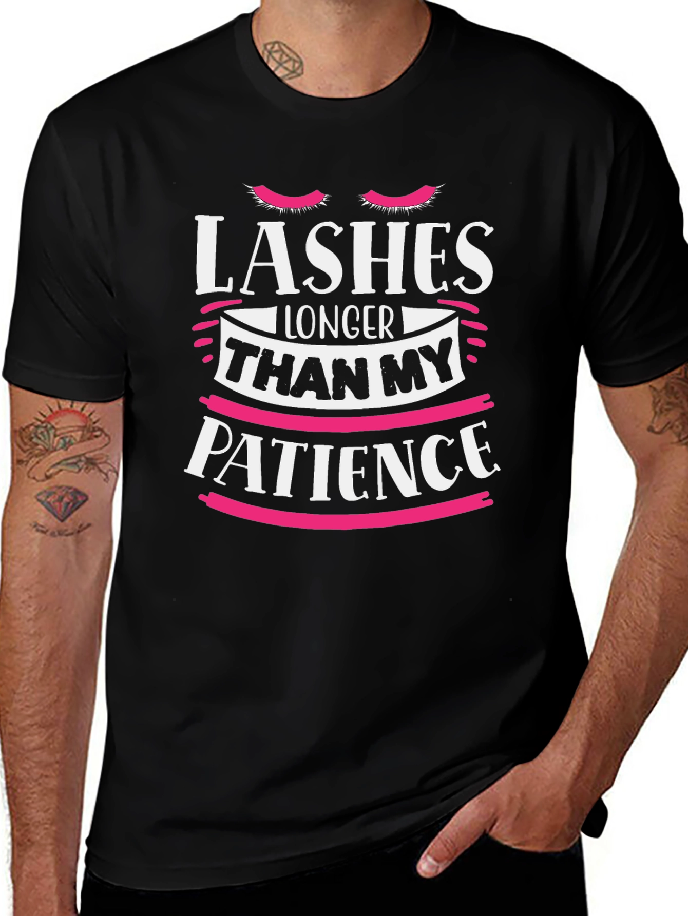 Lashes Longer Than My Patience Graphic Tee