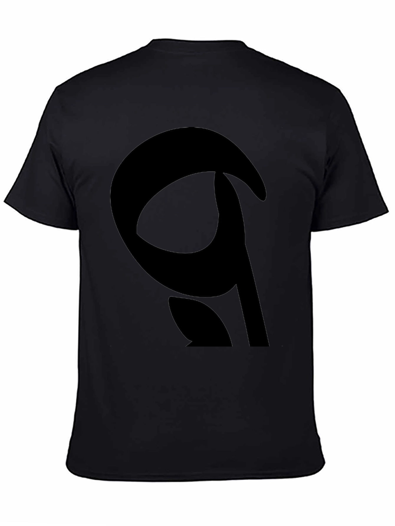 Abstract Graphic Black T-Shirt - Modern Casual Tee