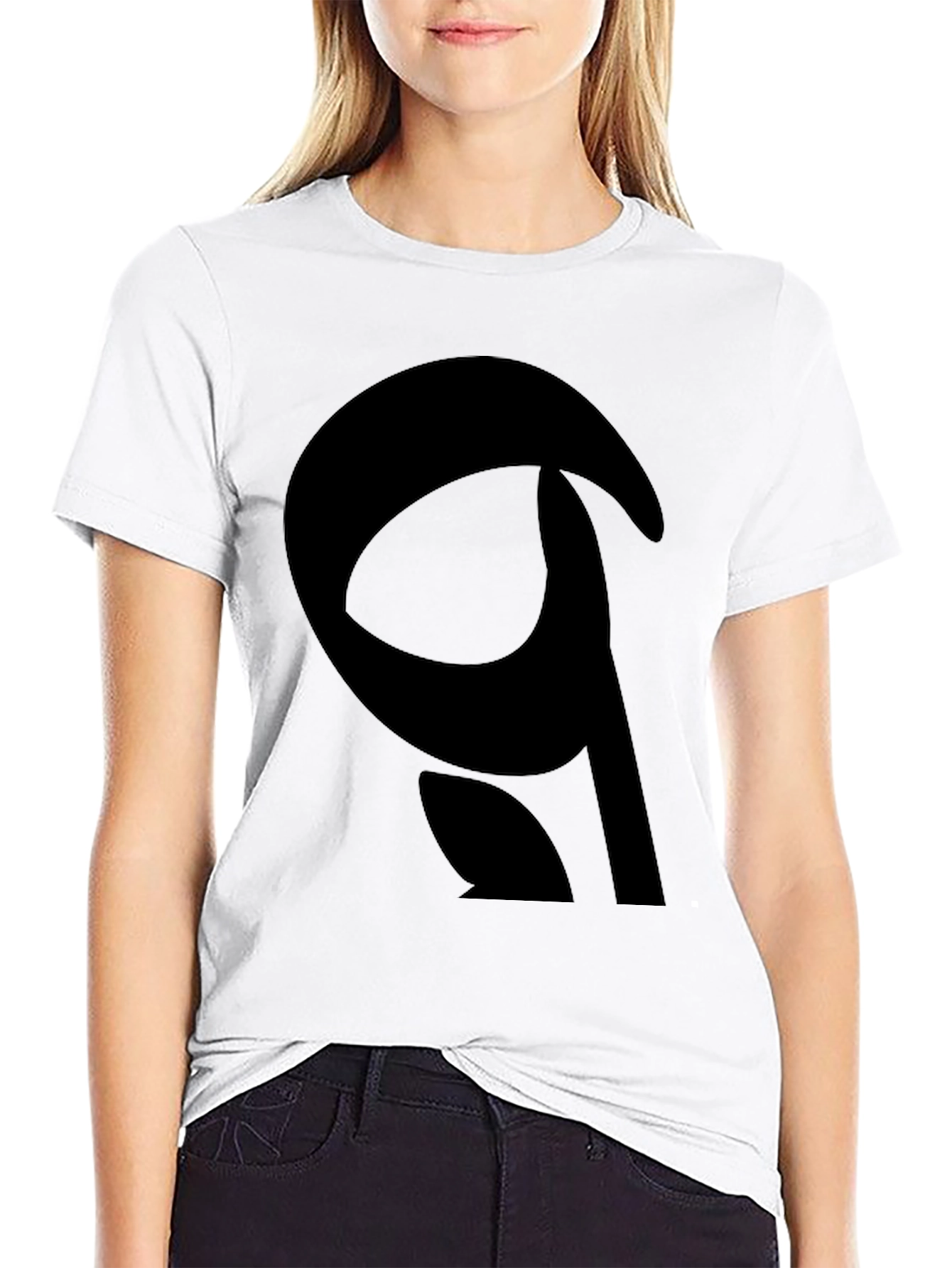 Abstract Graphic Black T-Shirt - Modern Casual Tee