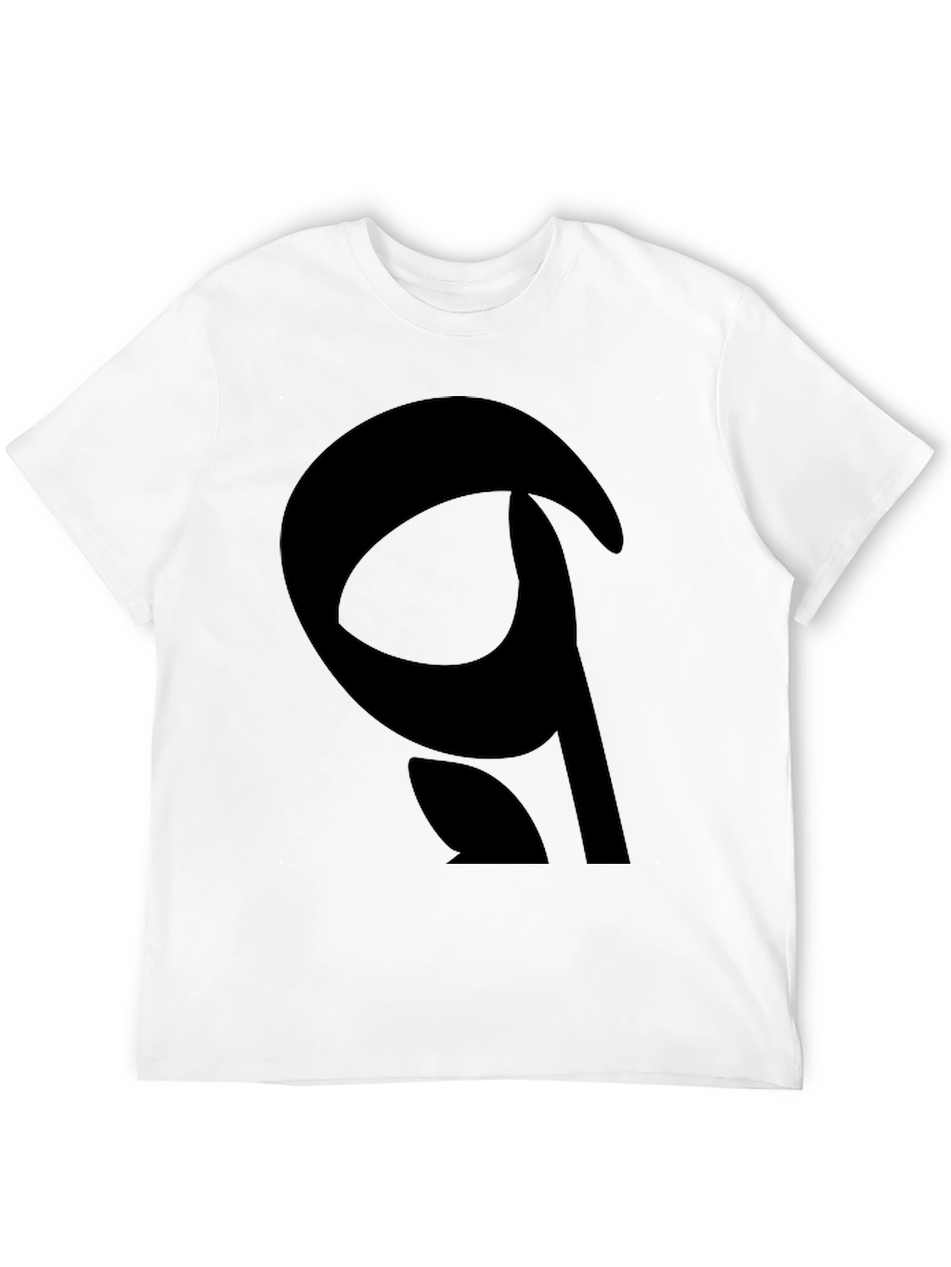 Abstract Graphic Black T-Shirt - Modern Casual Tee
