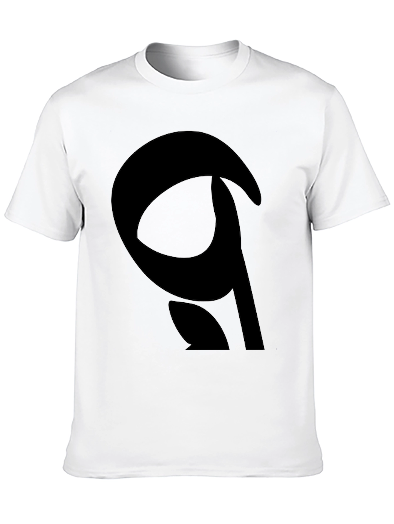 Abstract Graphic Black T-Shirt - Modern Casual Tee