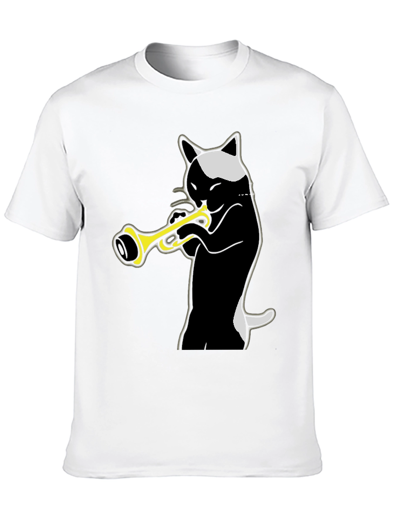 Cool Cat Trumpet Player T-Shirt