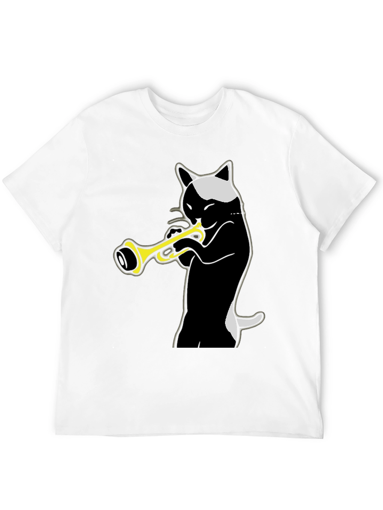 Cool Cat Trumpet Player T-Shirt