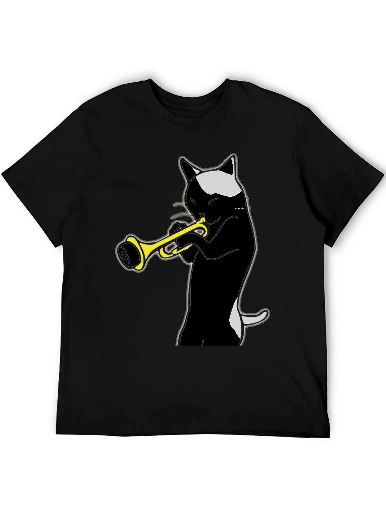 Cool Cat Trumpet Player T-Shirt