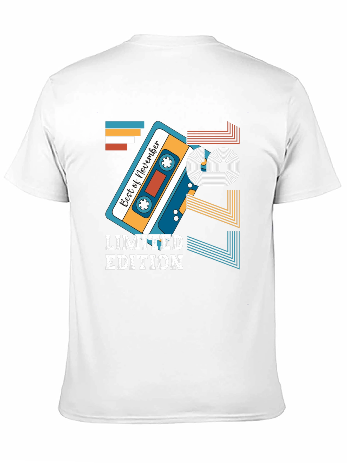 Retro November 1979 Limited Edition Cassette Tape T-Shirt