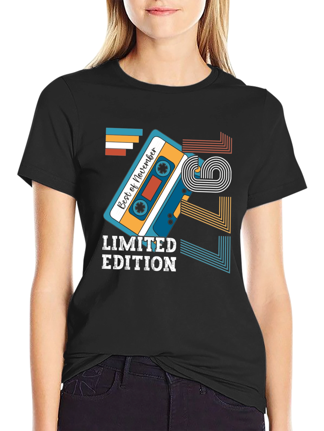Retro November 1979 Limited Edition Cassette Tape T-Shirt