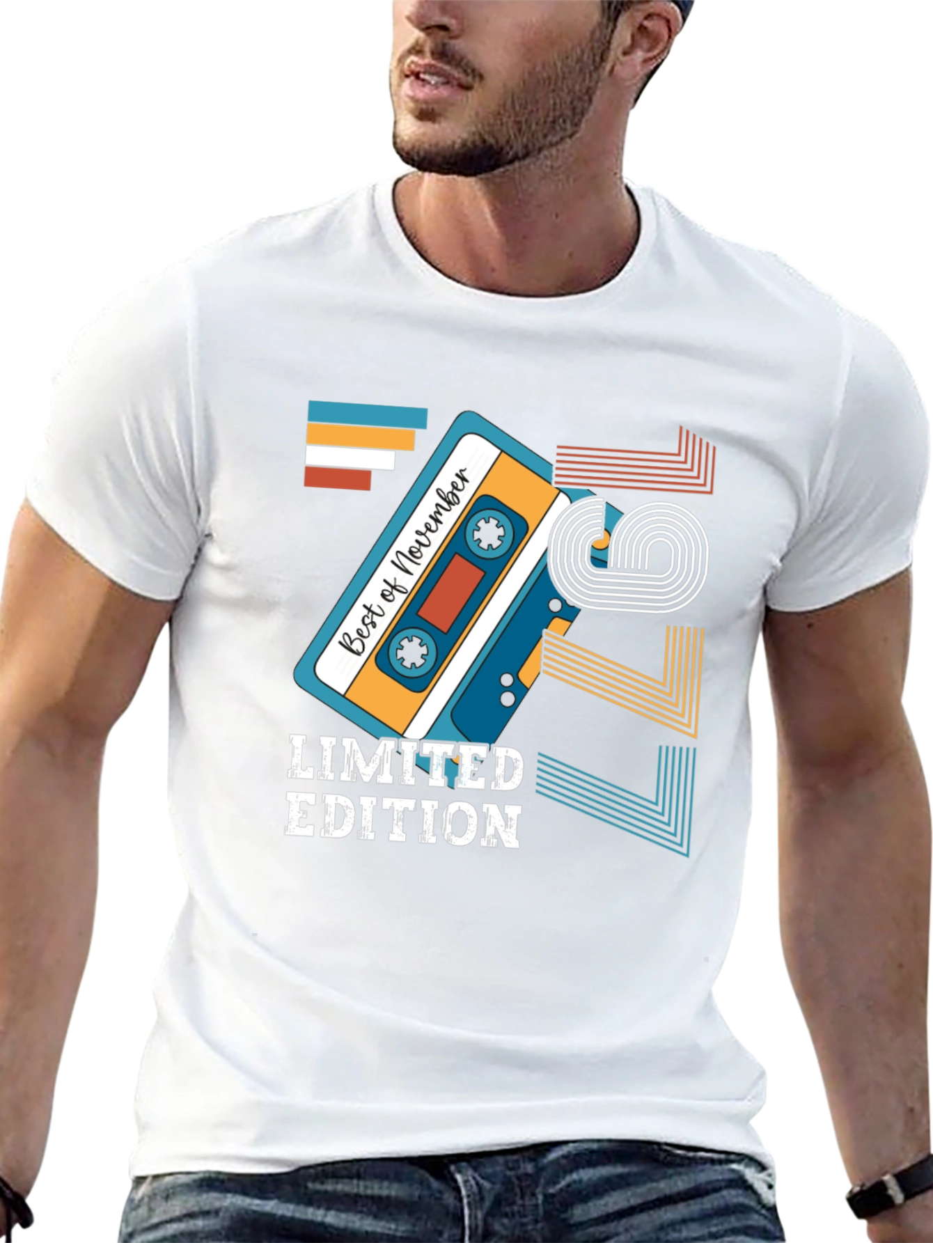 Retro November 1979 Limited Edition Cassette Tape T-Shirt