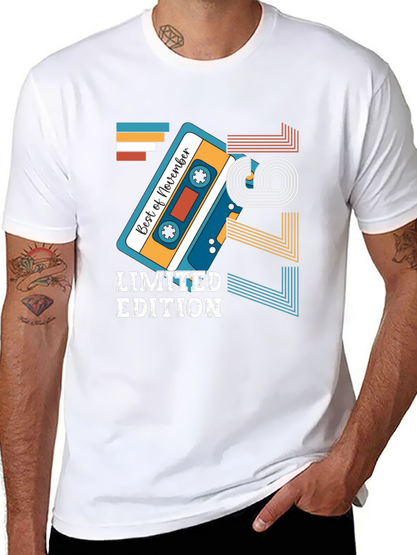 Retro November 1979 Limited Edition Cassette Tape T-Shirt