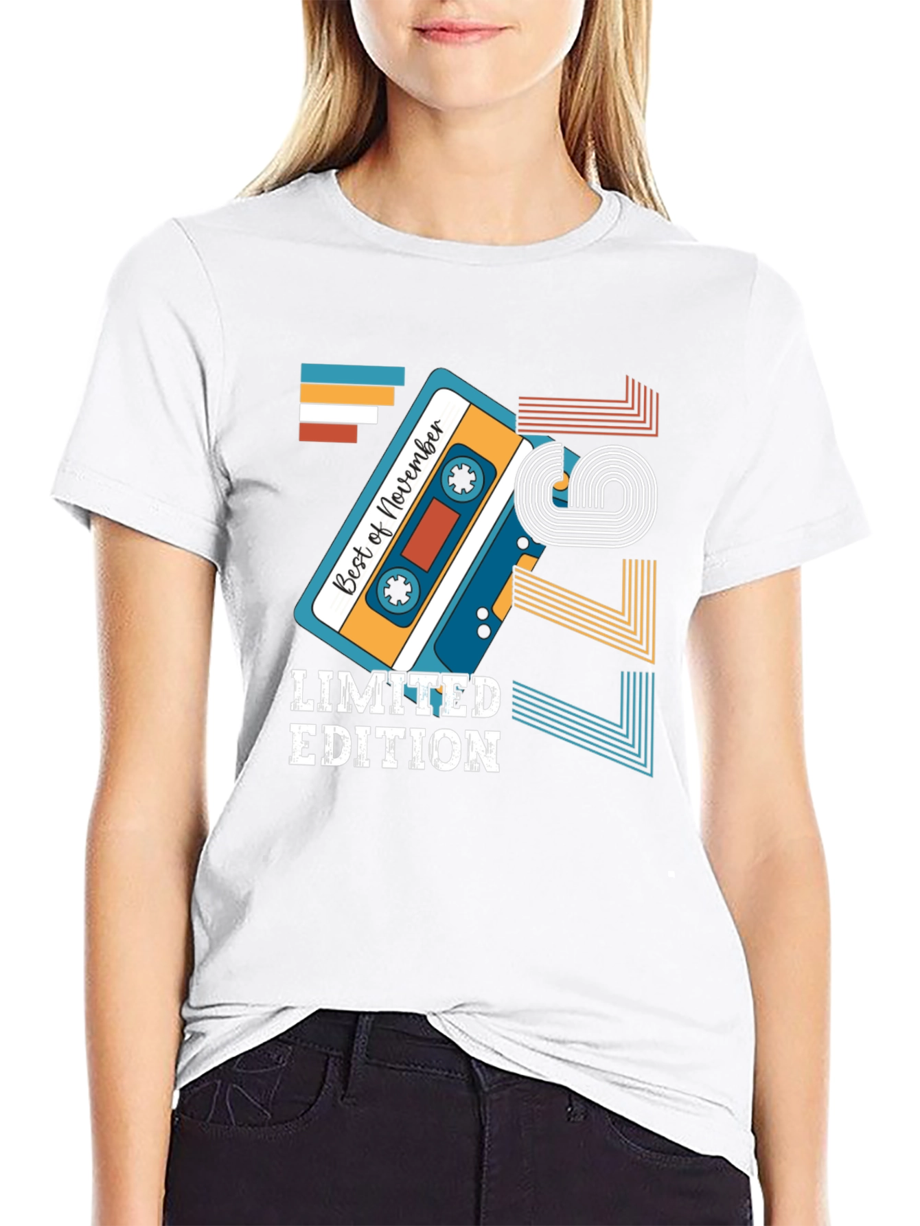 Retro November 1979 Limited Edition Cassette Tape T-Shirt