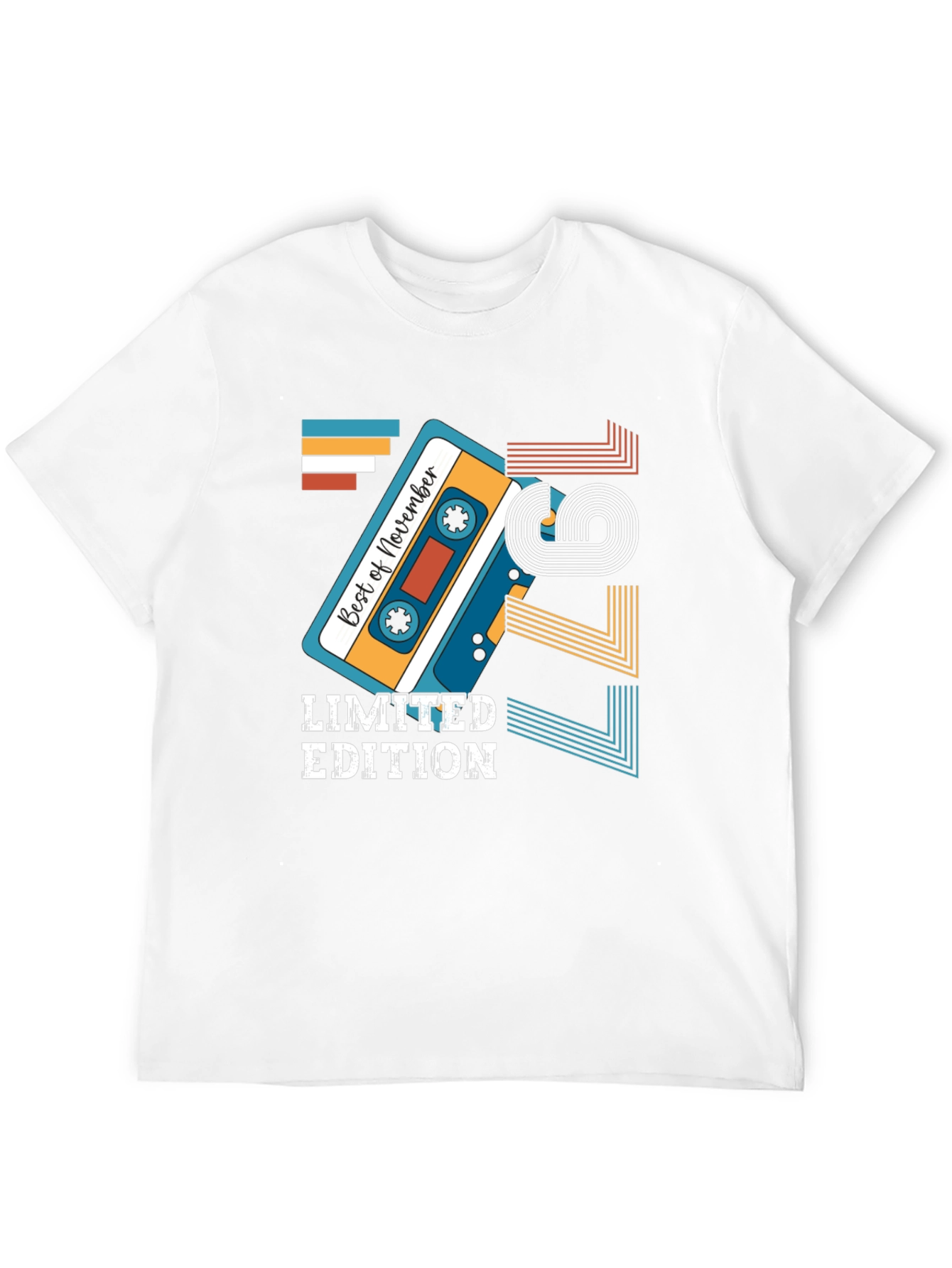 Retro November 1979 Limited Edition Cassette Tape T-Shirt