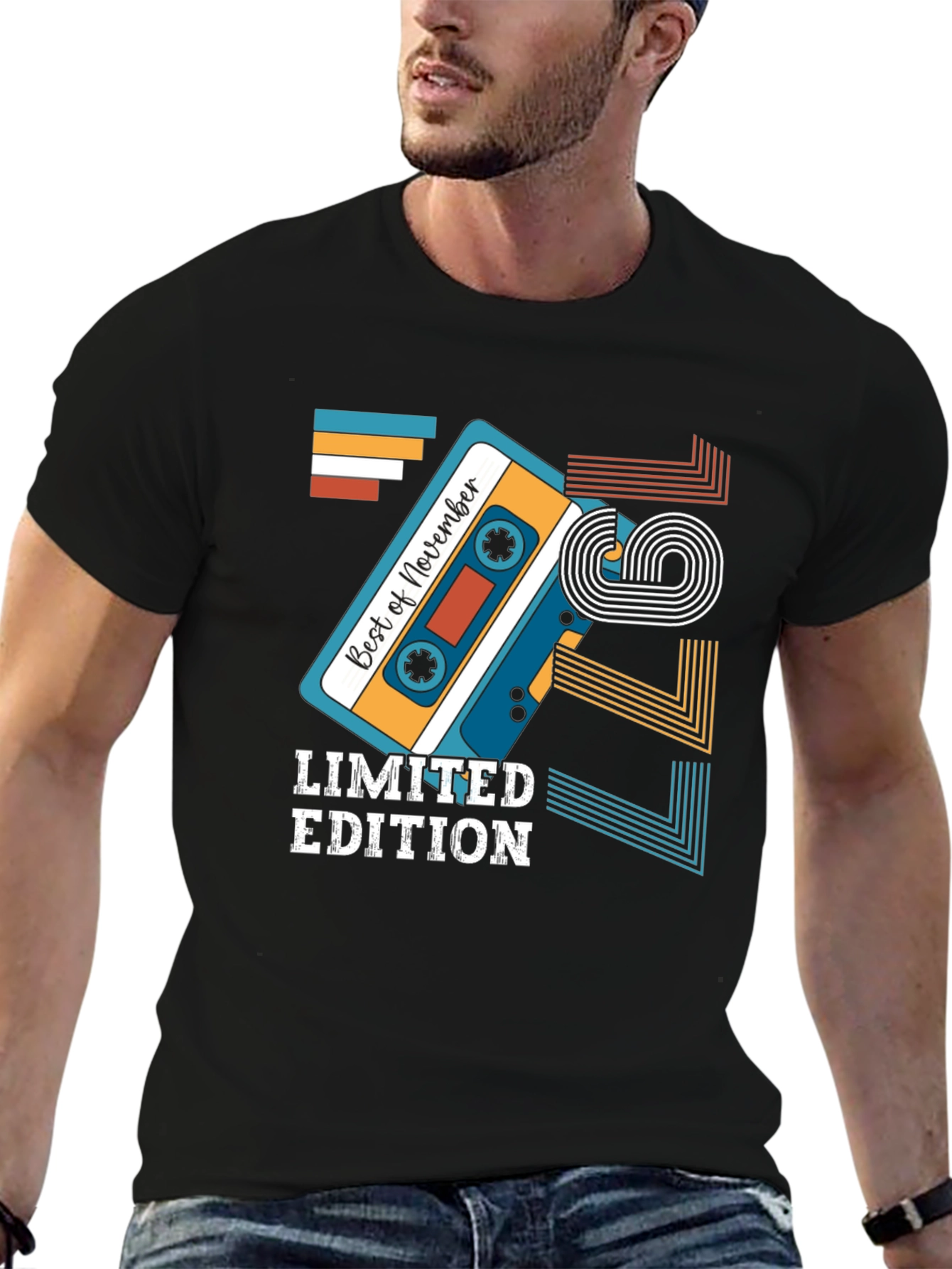 Retro November 1979 Limited Edition Cassette Tape T-Shirt