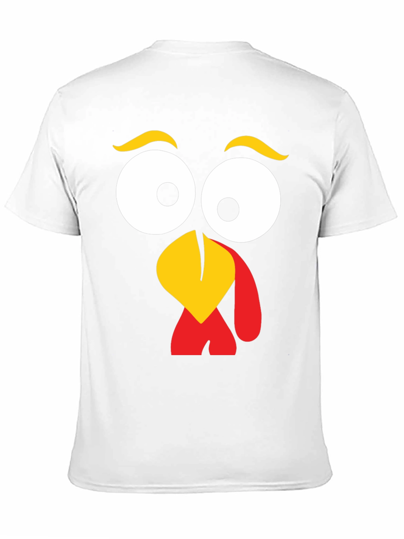 Turkey Face Graphic Tee - Thanksgiving Fun