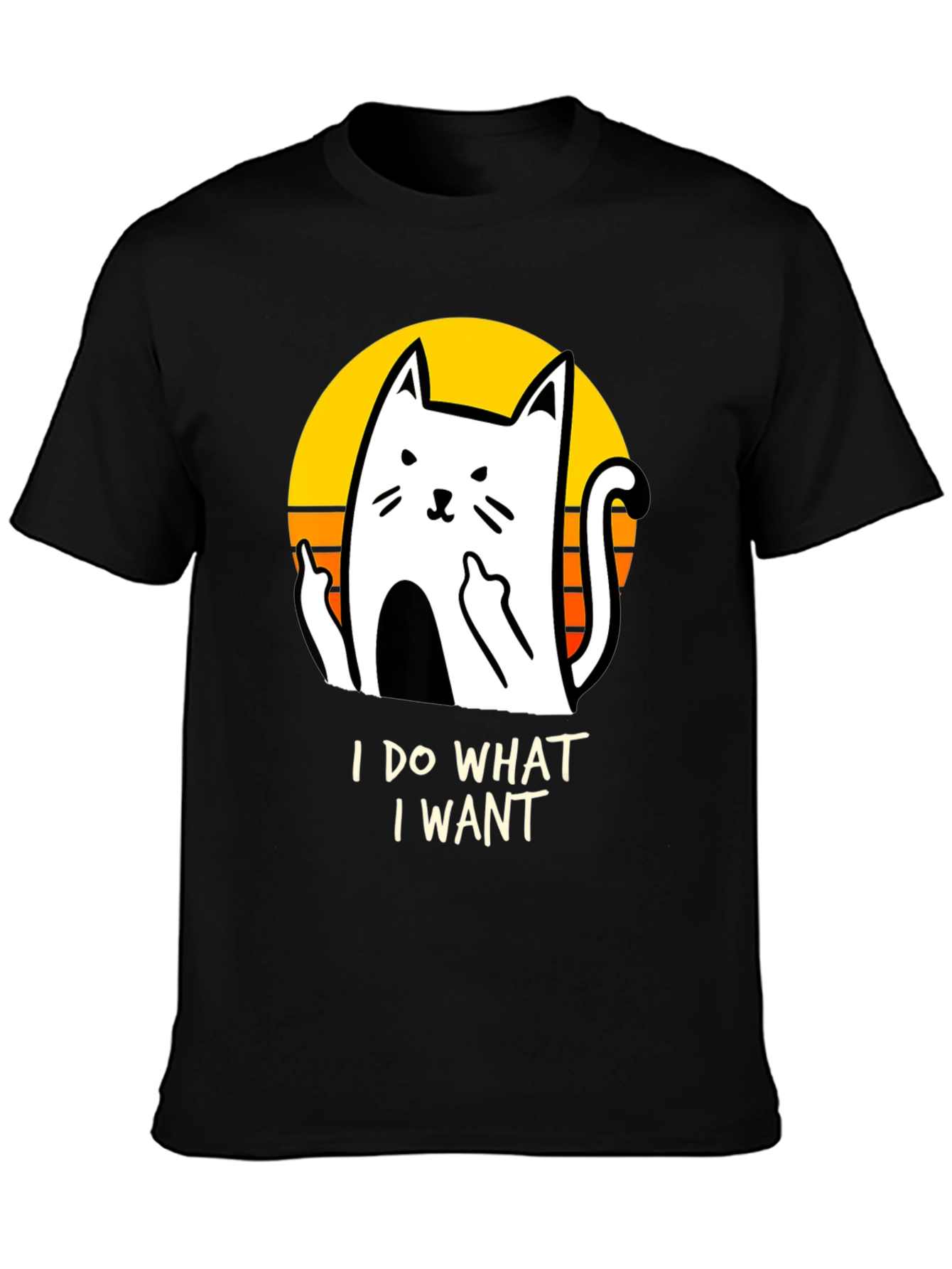 I Do What I Want Cat Graphic Tee