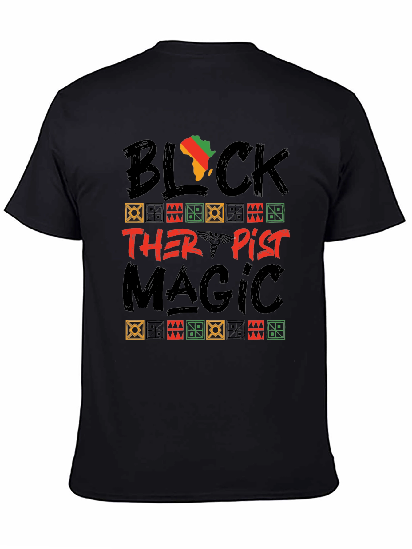 Black Therapist Magic Graphic T-Shirt