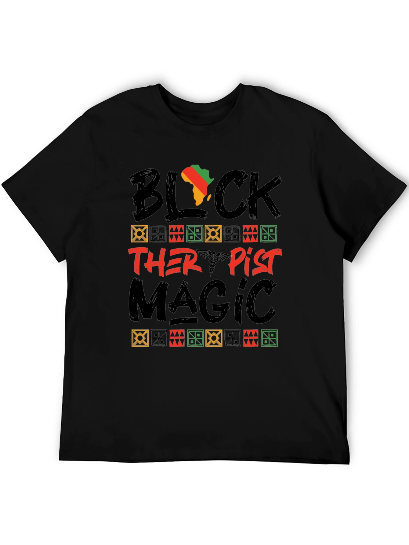 Black Therapist Magic Graphic T-Shirt