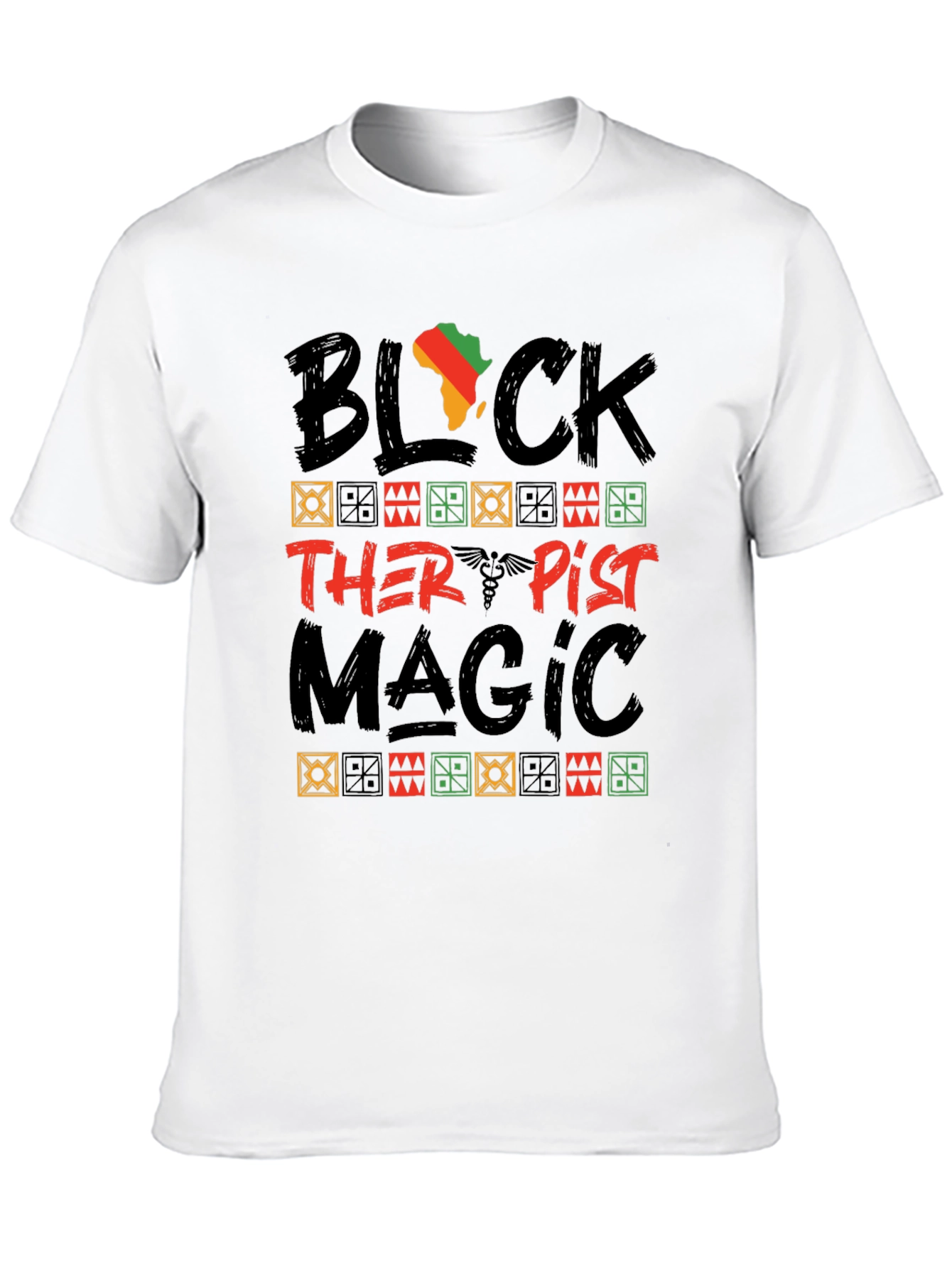 Black Therapist Magic Graphic T-Shirt