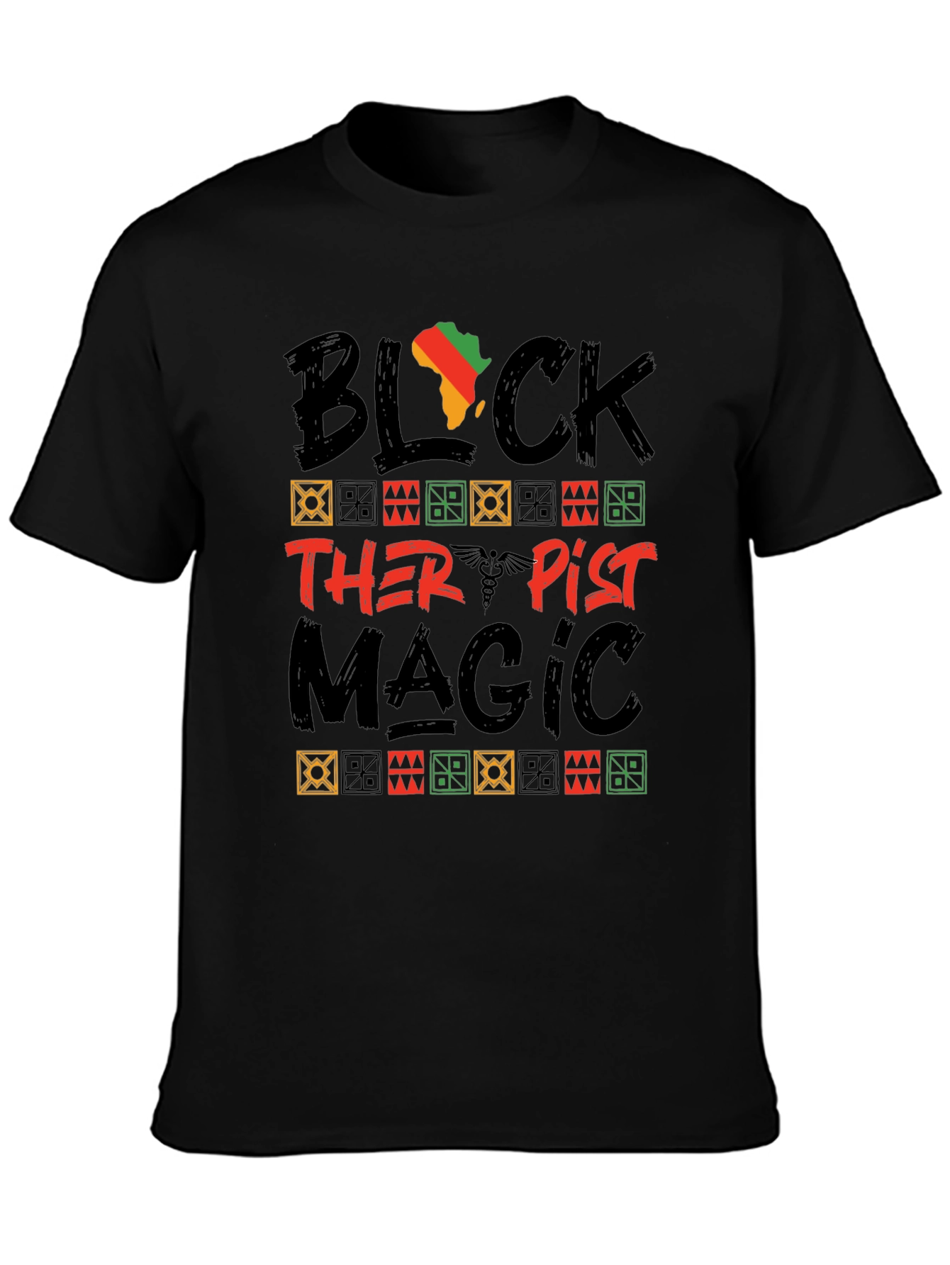 Black Therapist Magic Graphic T-Shirt