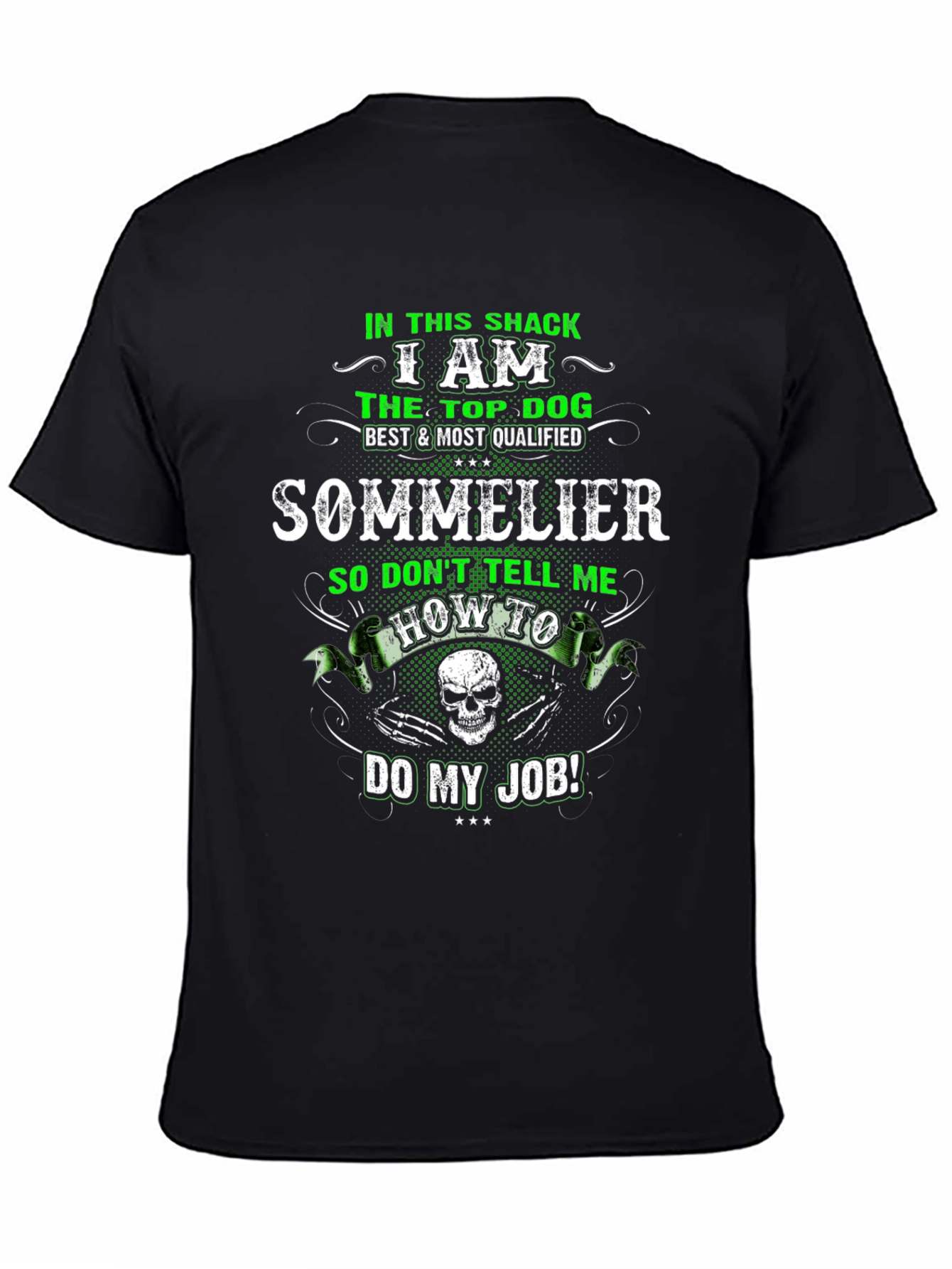 Sommelier Top Dog Graphic T-Shirt