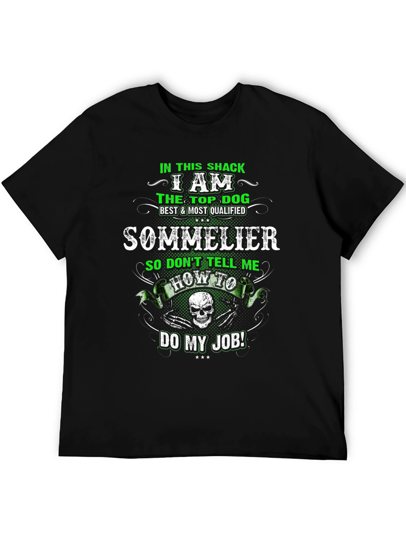 Sommelier Top Dog Graphic T-Shirt