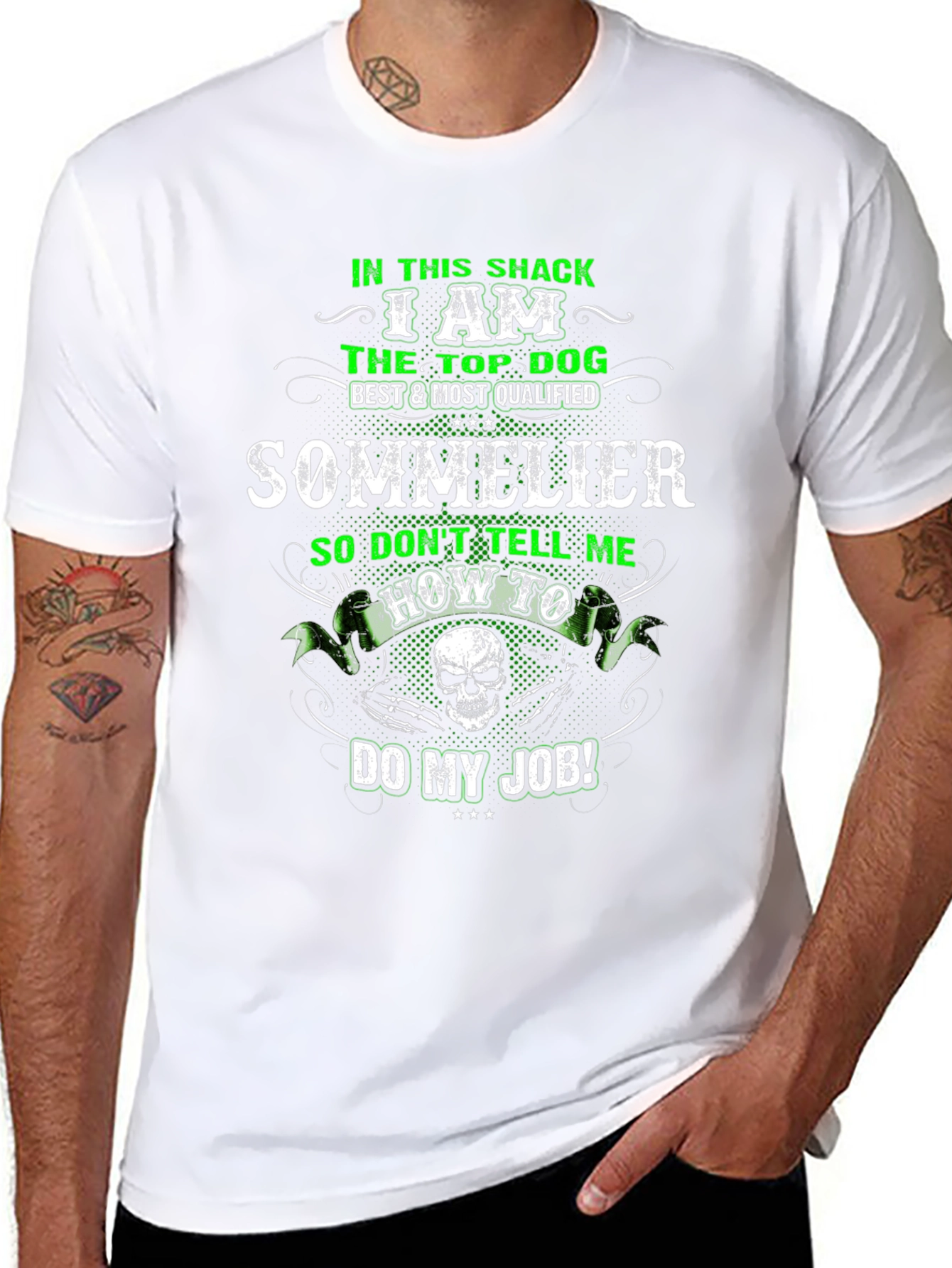 Sommelier Top Dog Graphic T-Shirt