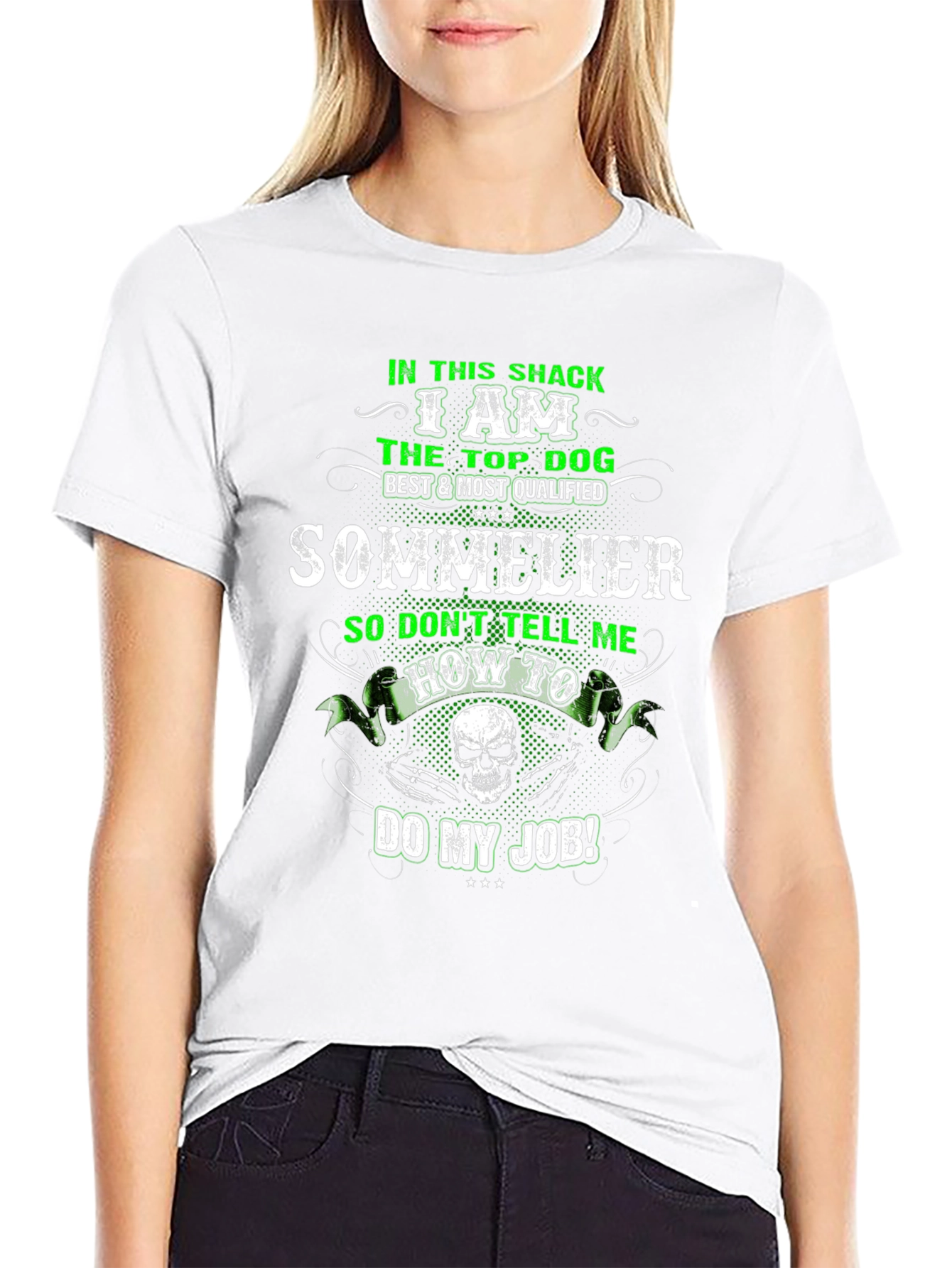 Sommelier Top Dog Graphic T-Shirt