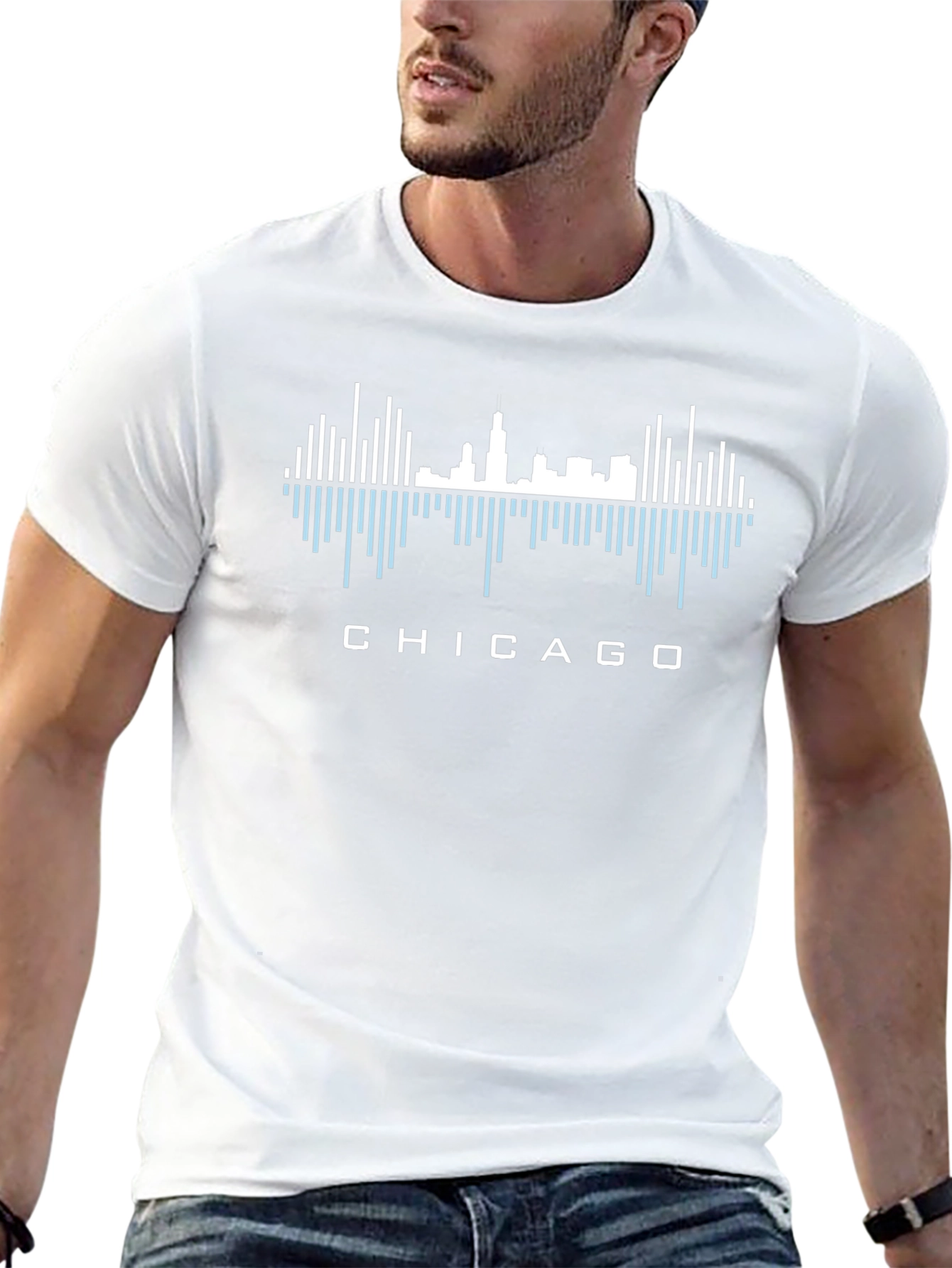 Chicago Skyline Graphic T-Shirt