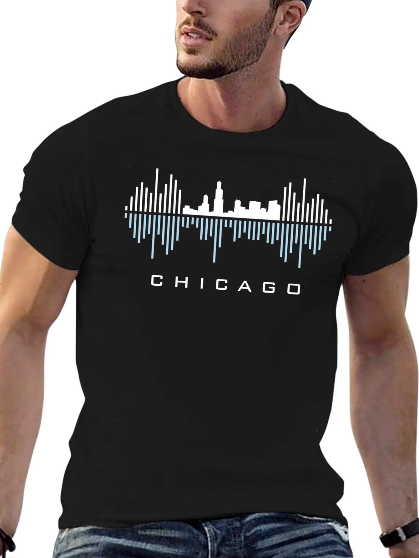 Chicago Skyline Graphic T-Shirt