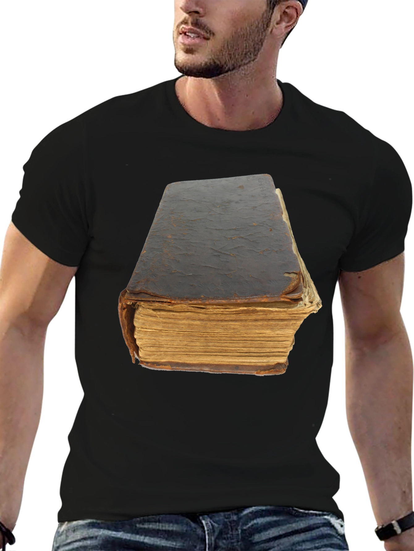 Antique Book T-Shirt - Literary Novelty Tee