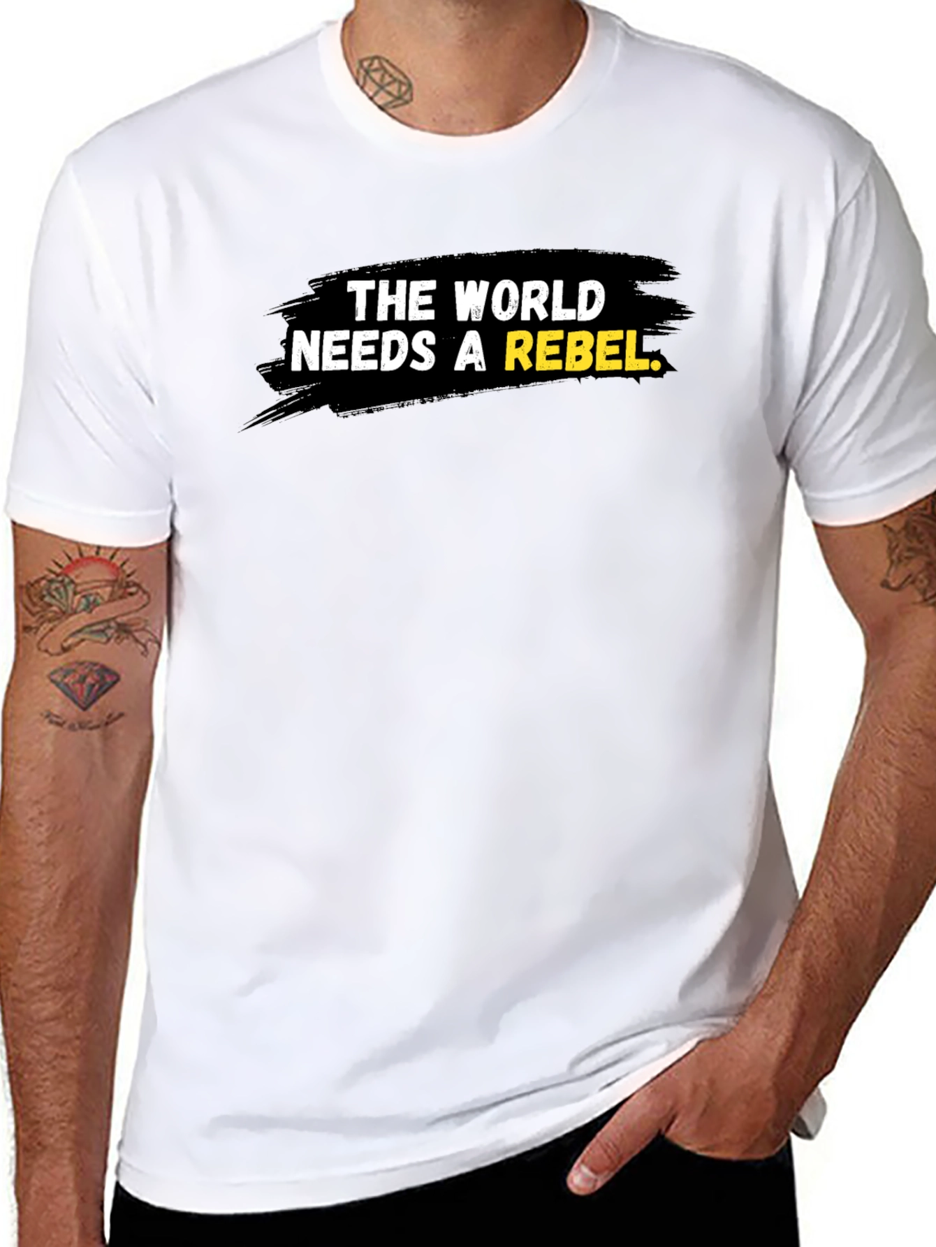 Rebel T-Shirt - The World Needs a Rebel