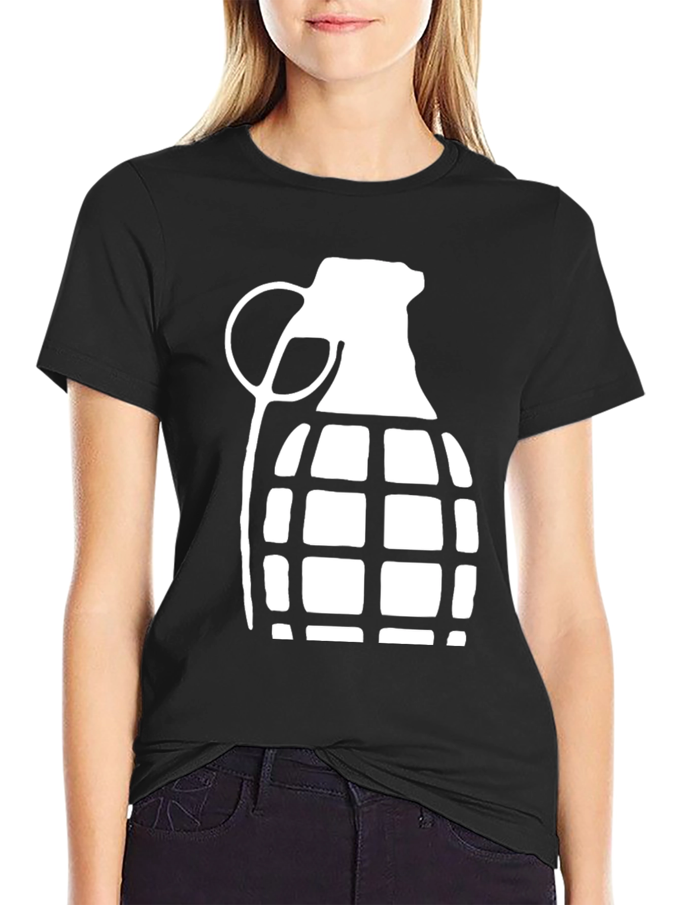Grenade Graphic T-Shirt - Cool Casual Tee
